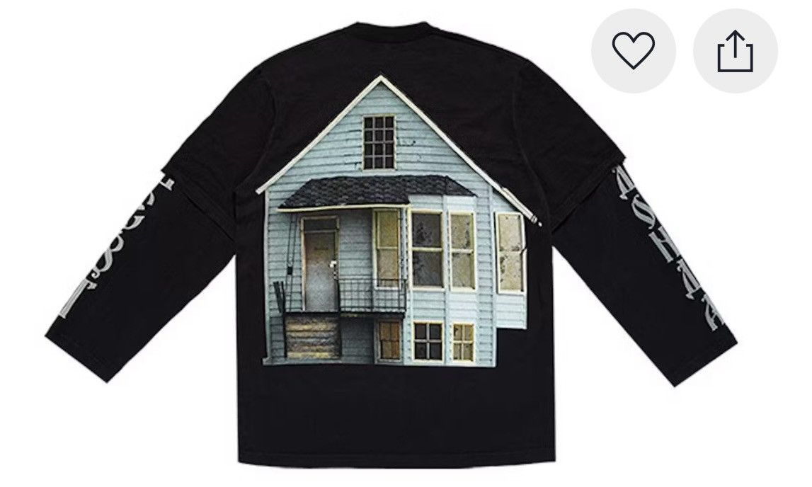 Yeezy Kanye West DONDA 2 Layer L/S T-shirt Size US XL / EU 56 / 4 - 2 Thumbnail