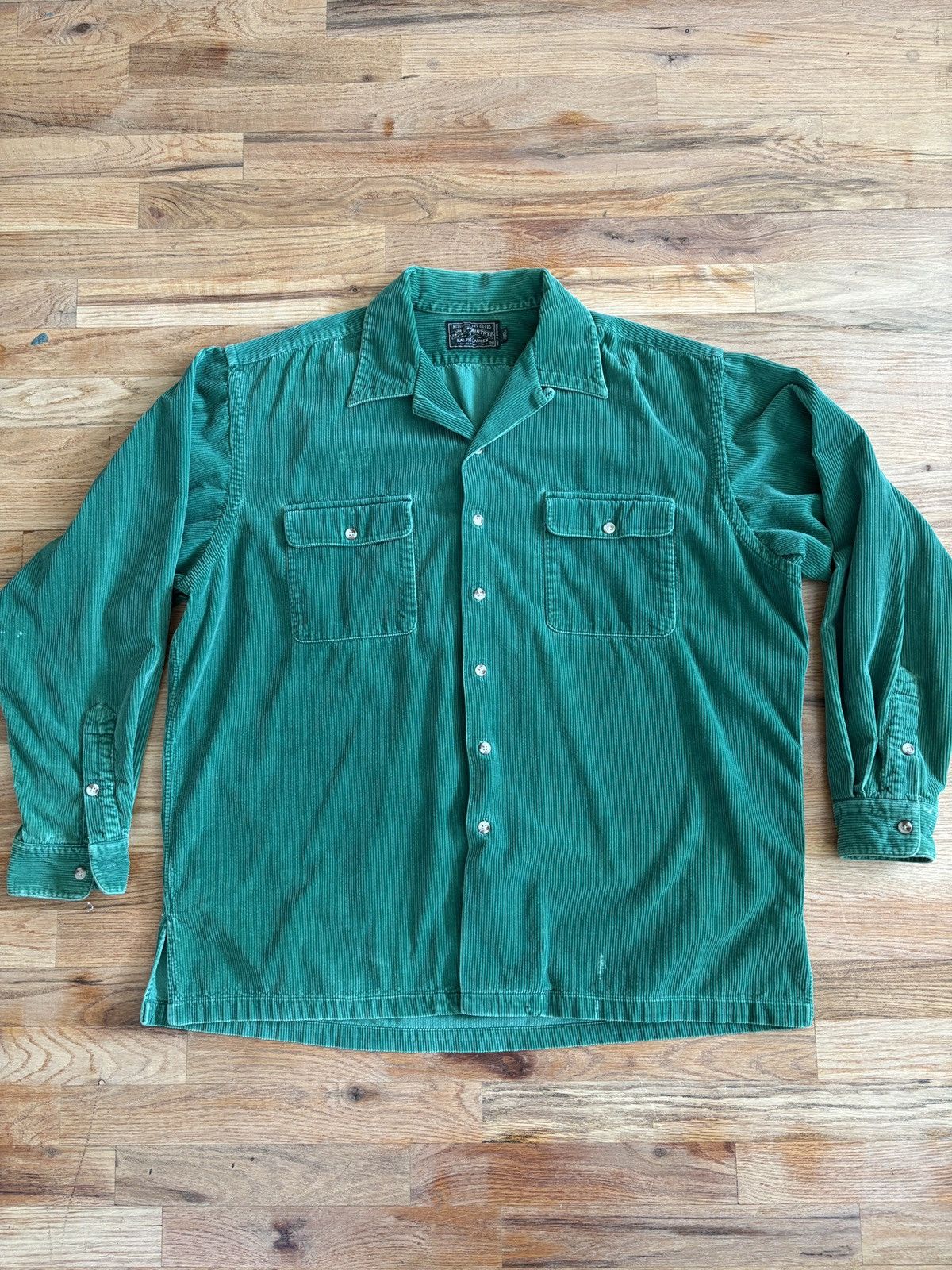 Polo Ralph Lauren Vintage Polo Country Sportsman Ralph Lauren Corduroy Shirt Size US XL / EU 56 / 4 - 2 Thumbnail