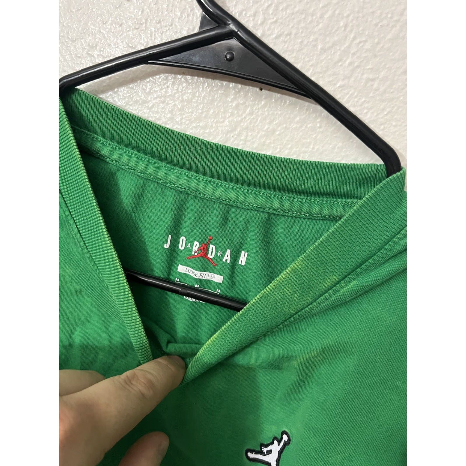 Essentials Essentials Women's Green T-Shirt Crew Neck Size M Casual 100% Cotton Short Sleeve Metal Size M / US 6-8 / IT 42-44 - 2 Thumbnail