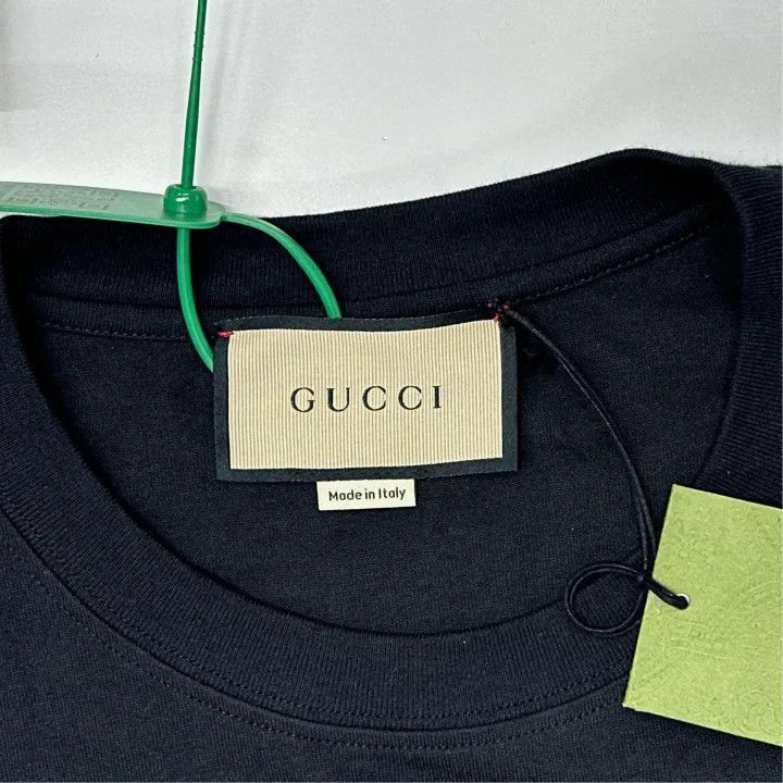 Gucci Gucci Gucci Black Graphic Short Sleeve T-Shirt -2506 Size US M / EU 48-50 / 2 - 2 Thumbnail