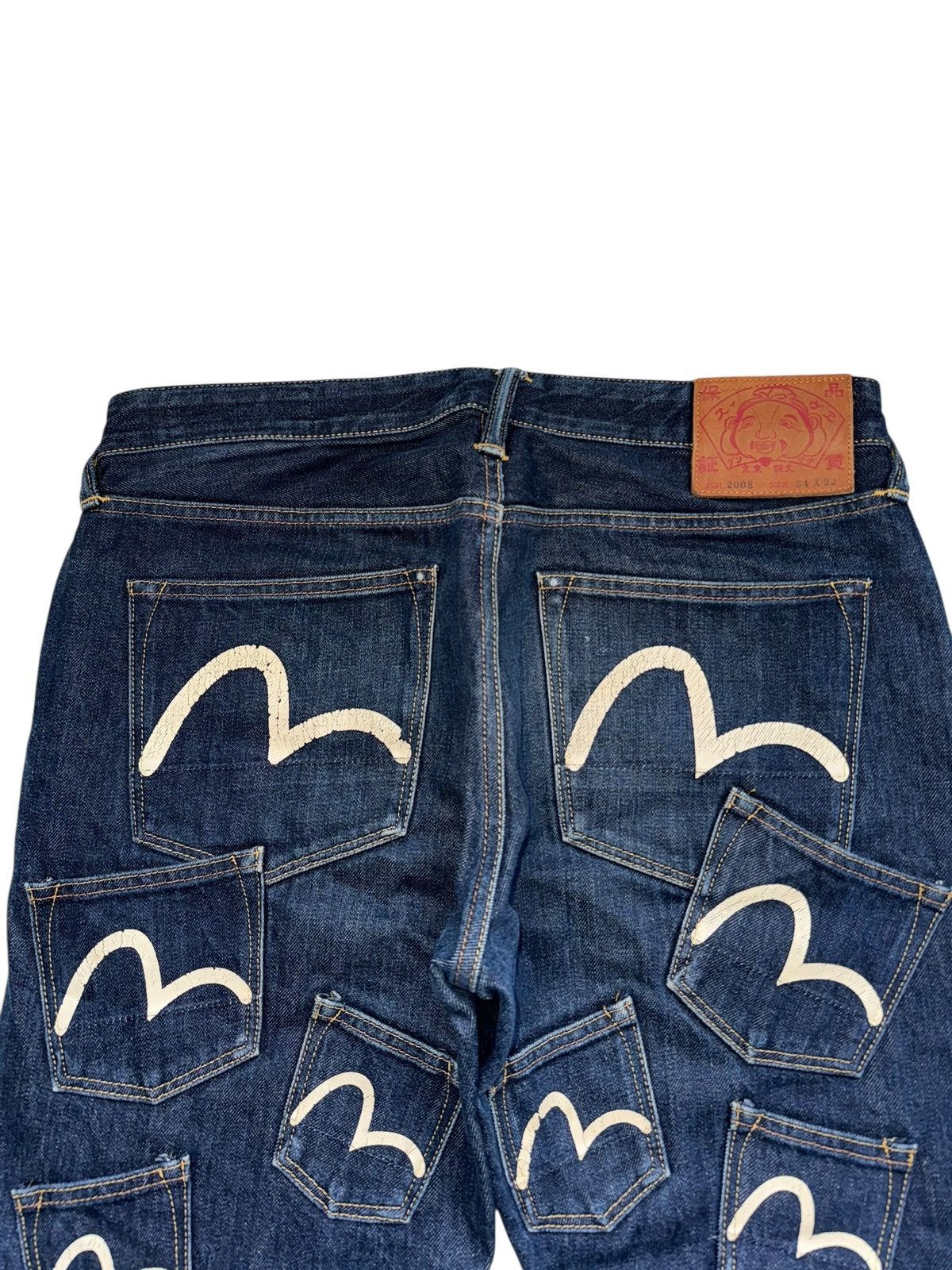 Evisu Rare Evisu Navy Selvedge Denim Jeans Multipocket Japanese Size US 34 / EU 50 - 8 Thumbnail