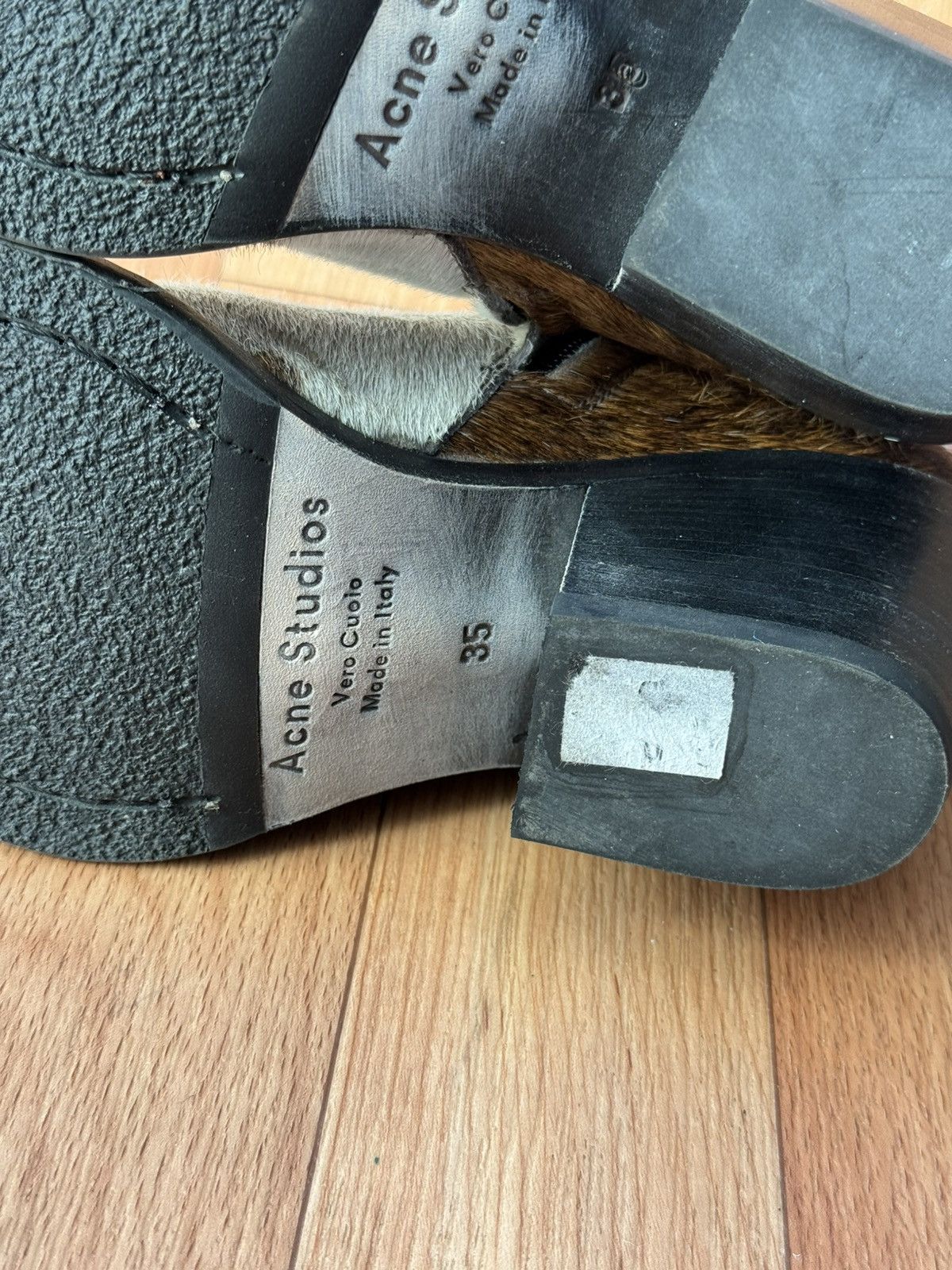 Acne Studios Rare ❗️ Acne studios Pony calfskin boots Size US 6 / IT 36 - 16 Thumbnail