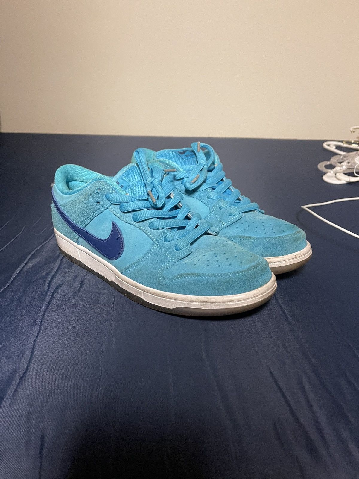 image of Nike Sb Blue Fury Dunks Shoes, Men's (Size 9.5)