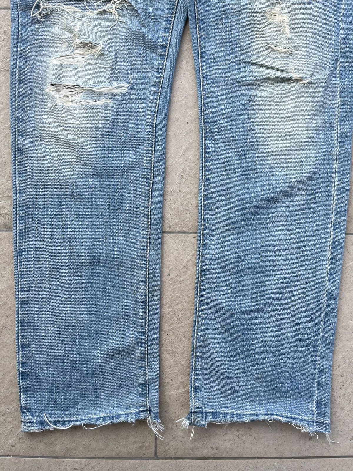 Japanese Brand 🔥 Japanese Brand American Eagle Distressed Denim W34" Size US 34 / EU 50 - 6 Thumbnail
