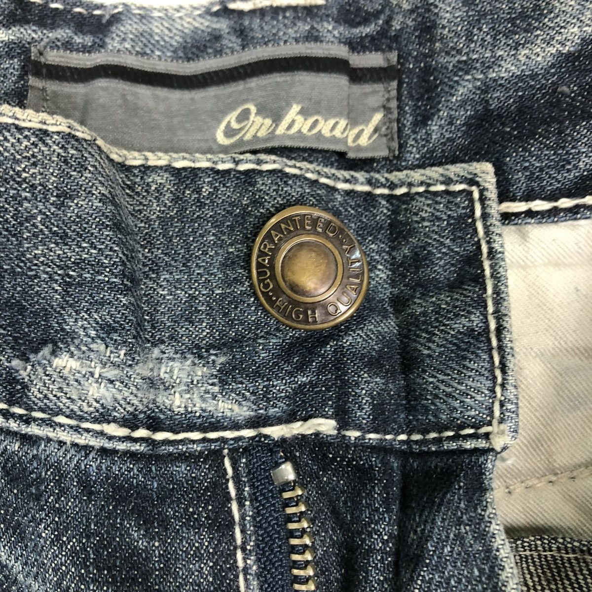 Japanese Brand 🔥DENIM JEANS BIKER WEAR ON BOARD JAPAN ISSEY MIYAKE Size US 34 / EU 50 - 14 Thumbnail