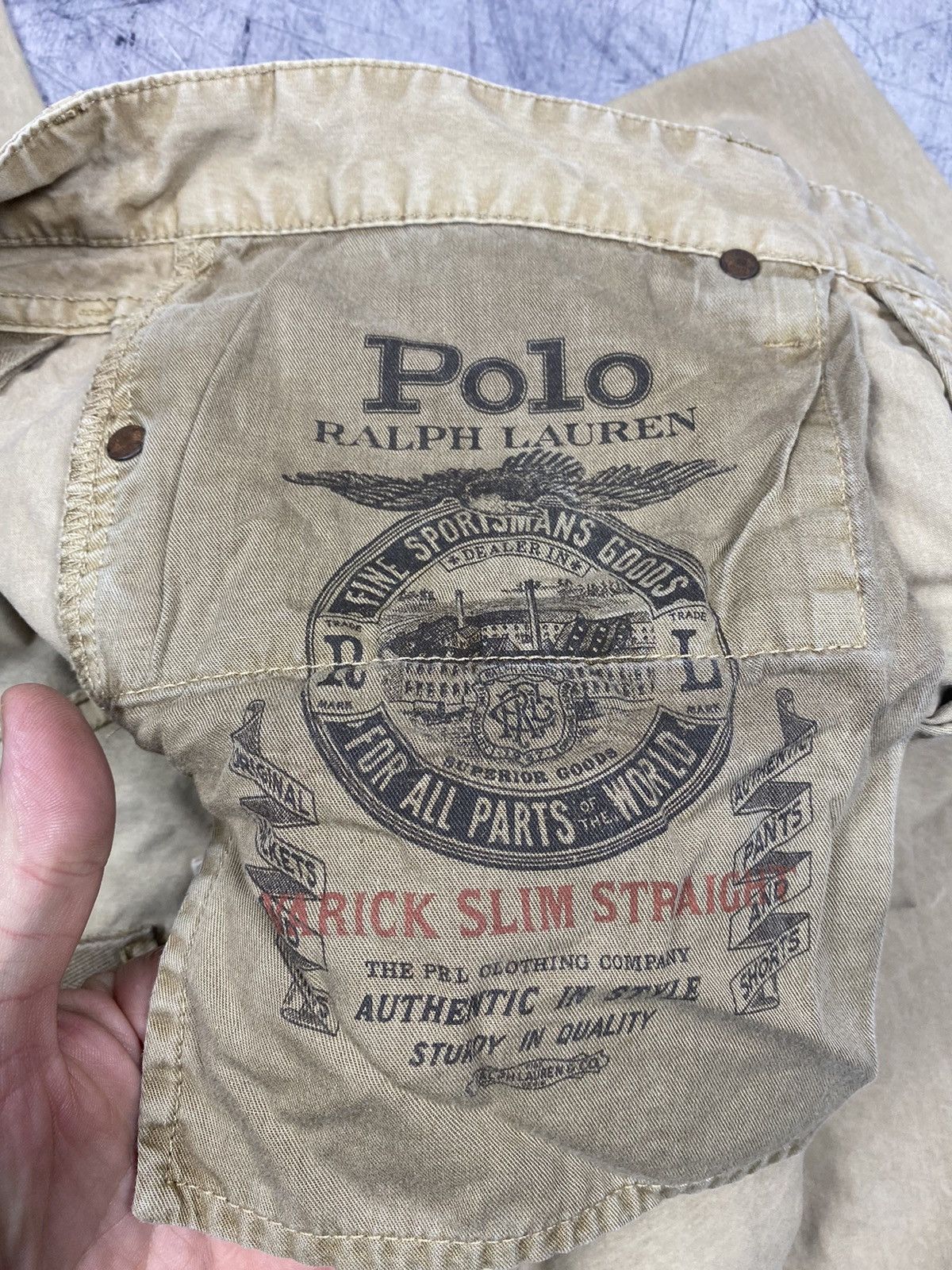 Polo Ralph Lauren × Vintage Vintage Polo Ralph Lauren Designer Denim Casual Pants Size US 34 / EU 50 - 13 Thumbnail
