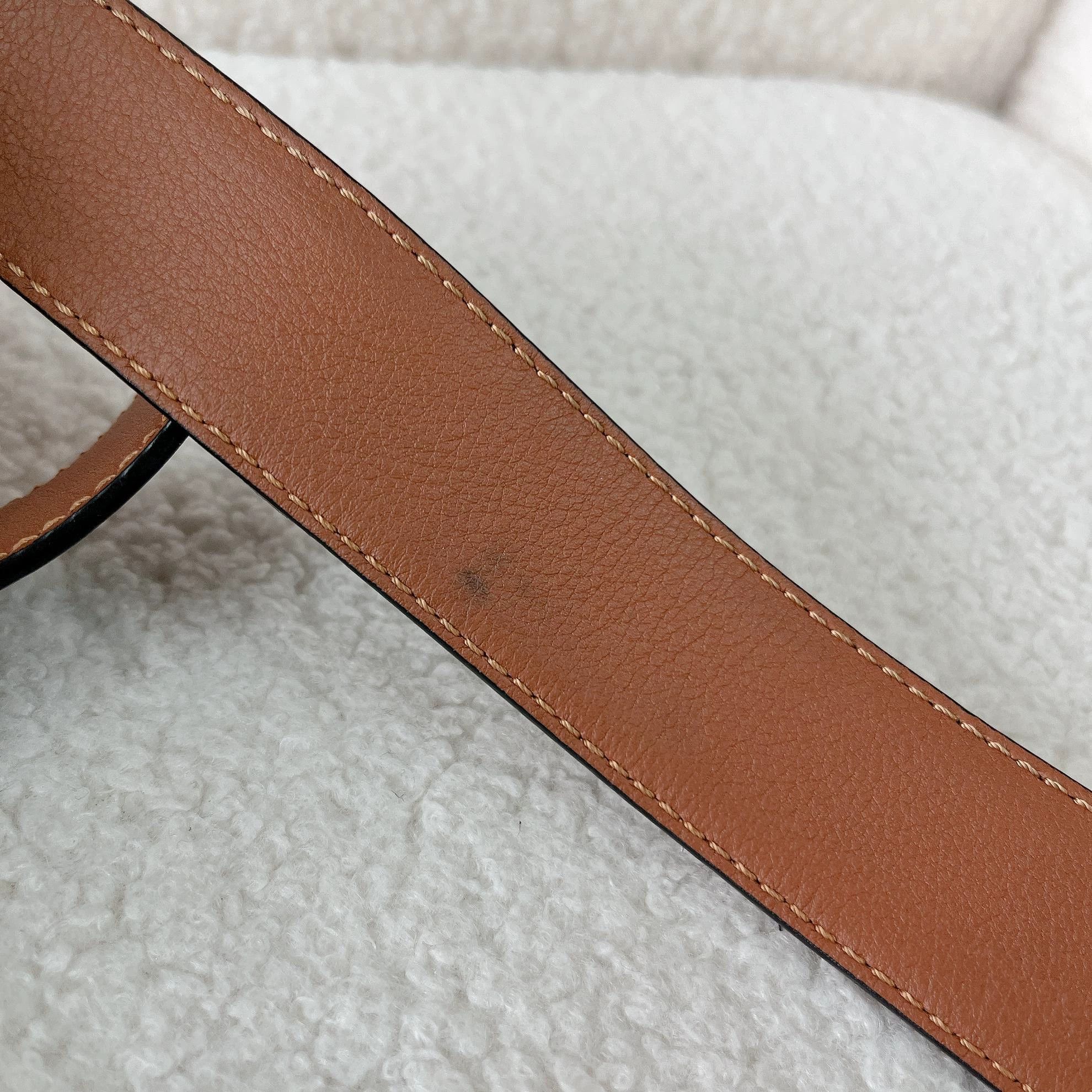 Loewe Loewe Black & Brown Two-Tone Logo Belt 7874 Size ONE SIZE - 6 Thumbnail
