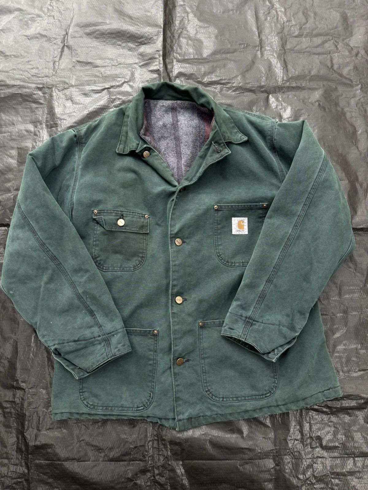 Carhartt Emerald Green Vintage Carhartt jacket Size US L / EU 52-54 / 3 - 1 Thumbnail