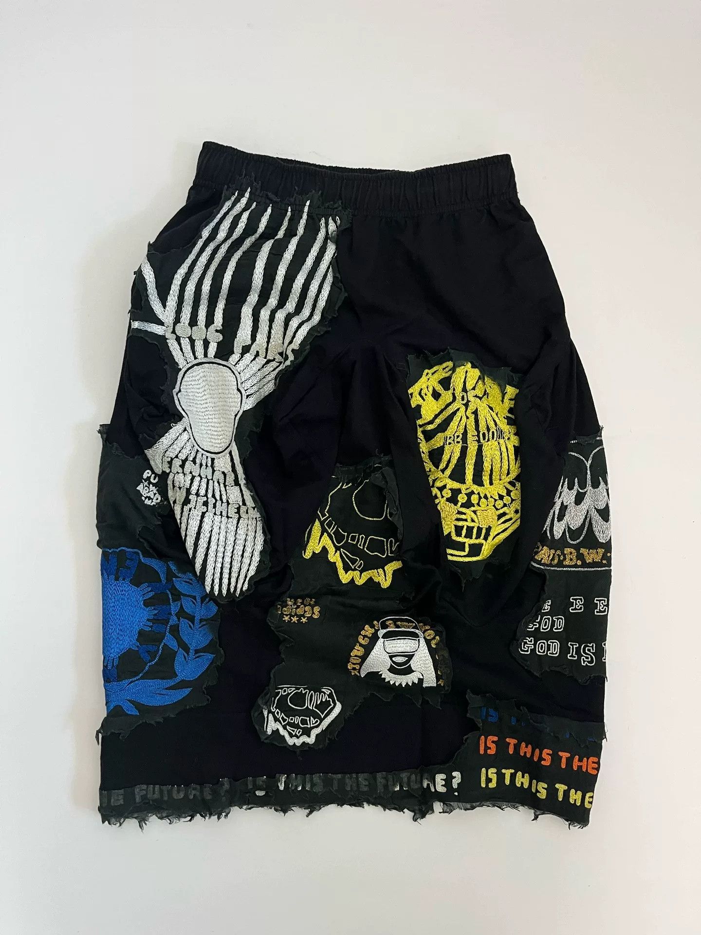 Bernhard Willhelm Bernhard Willhelm Graffiti Embroidery Skirt Size 36" / US 14 / IT 50 - 1 Thumbnail