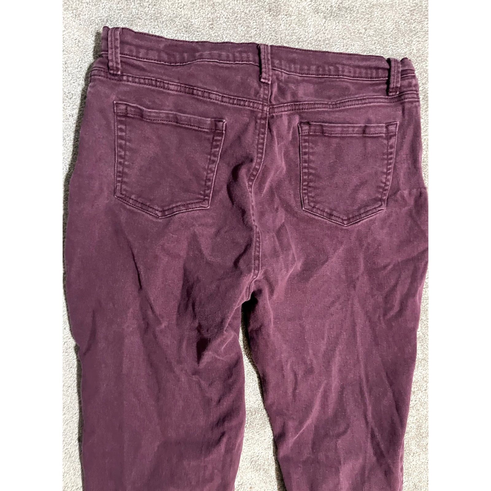 Gloria Vanderbilt Gloria Vanderbilt Amanda Jeans Women 16P Petite Burgundy Denim Stretch Tapered 90s Designer EUC Womens Size 38" / US 16 / IT 52 - 4 Thumbnail