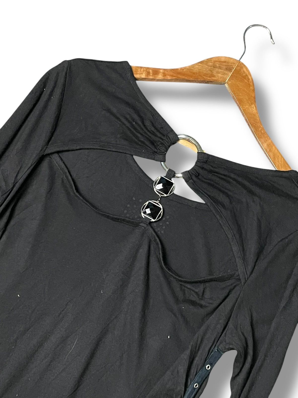 Japanese Brand Vintage Strange Heaven Punk Long Sleeve Shirts (76) Size L / US 10 / IT 46 - 7 Thumbnail