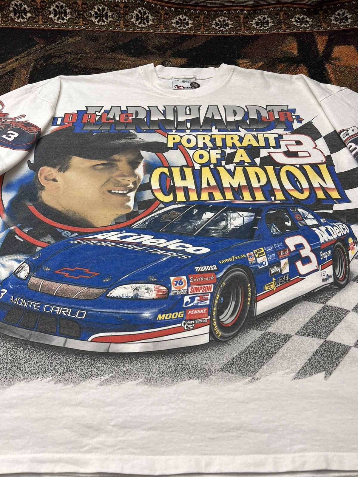 NASCAR Vintage Dale Earnhardt Champion AOP Tee Size US XXL / EU 58 / 5 - 2 Thumbnail