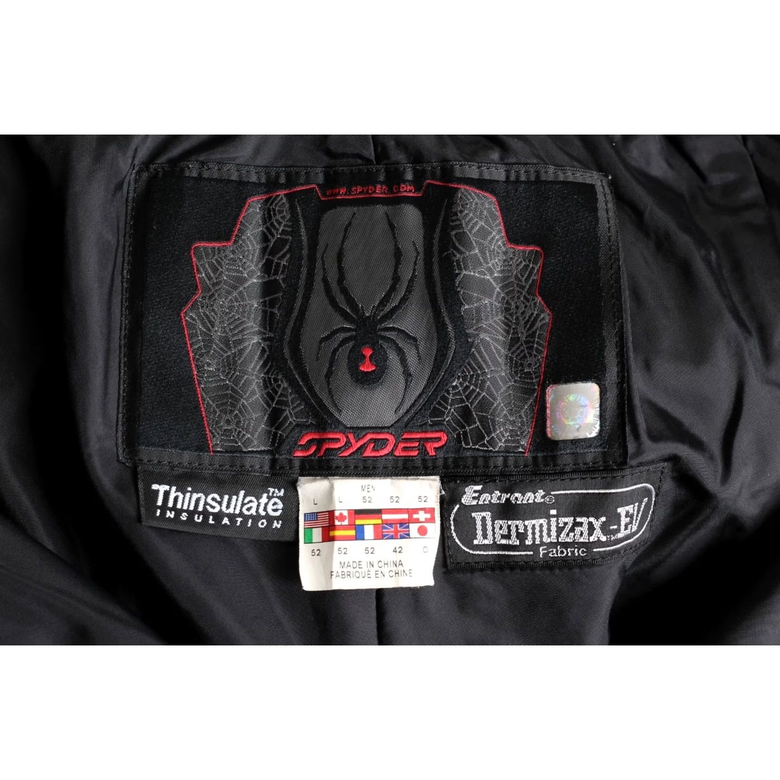 Spyder SPYDER 20k Dermizax-EV Ski Snowboarding Salopettes Trousers Men Size EU 52 UK 42 Black Waterproof Breathable 20k | Trousers Mens Ski Salopette 52 Size US 36 / EU 52 - 6 Thumbnail