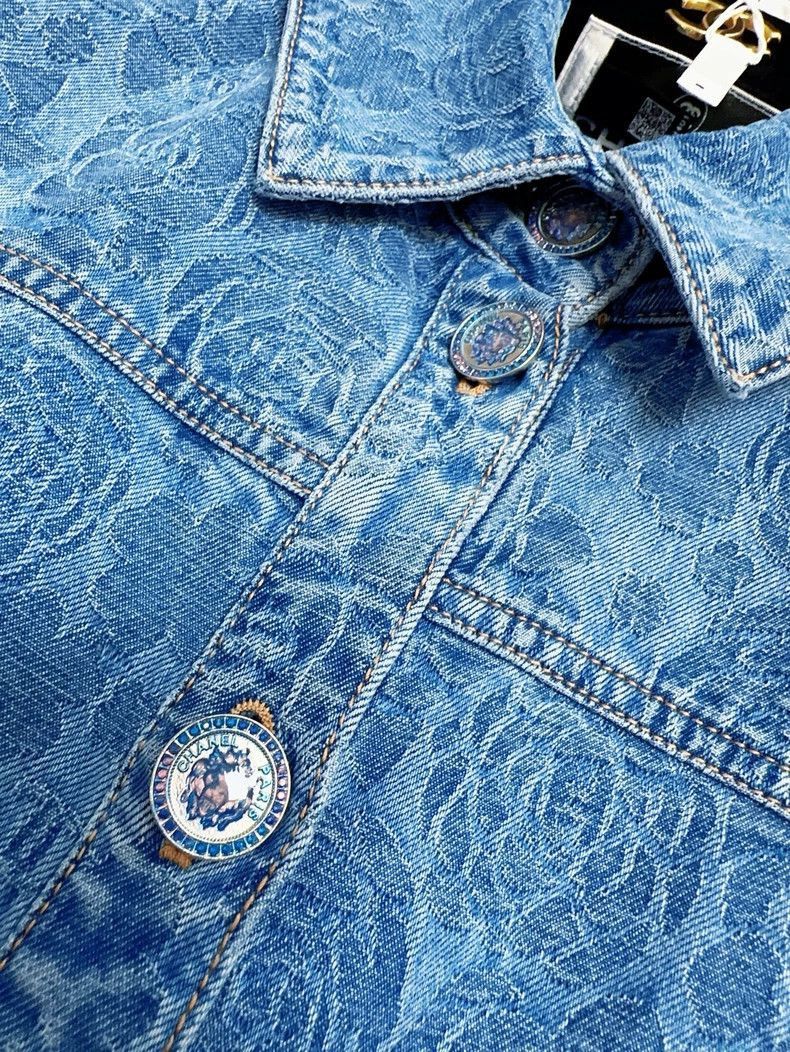 Chanel Chanel 23P Camellia Denim Long Coat Size M / US 6-8 / IT 42-44 - 5 Thumbnail