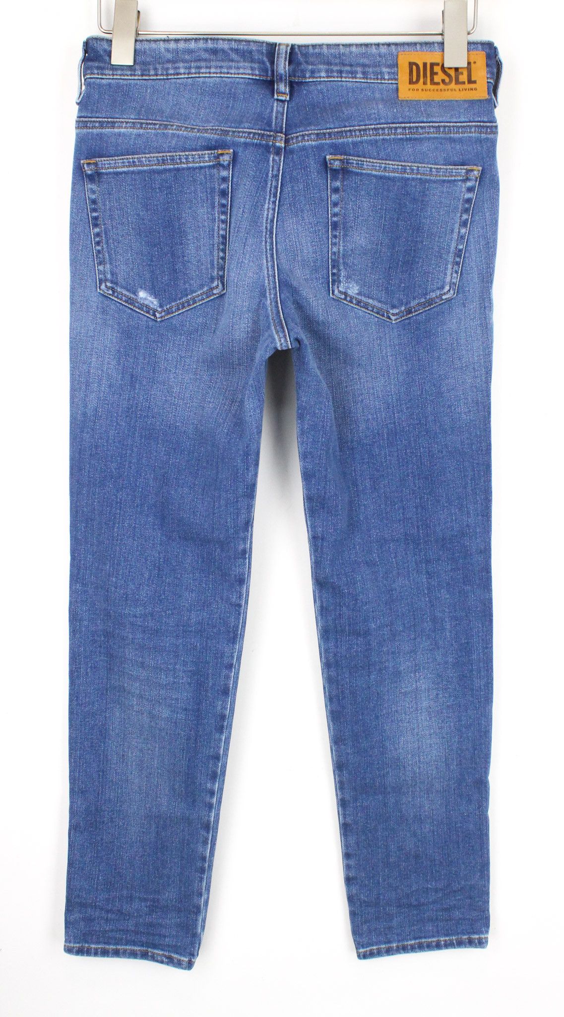 Diesel D-RIFTY 083AX W26/L32 Blue Distressed Jeans 70466 Size 26" / US 2 / IT 38 - 2 Thumbnail