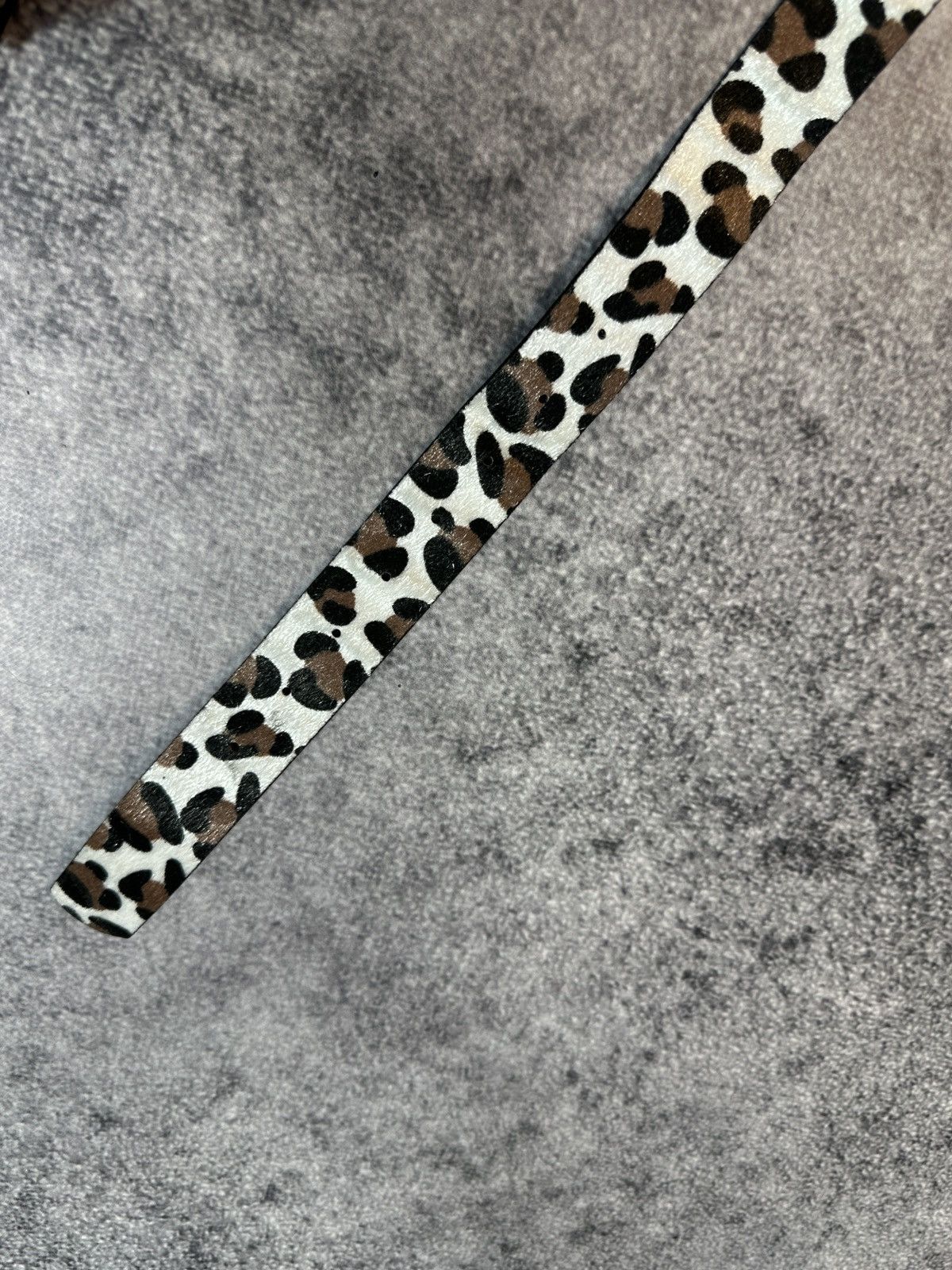 Other Y2K Leopard Belts Rare Streetwear Avant Garde Style USA VTg Size ONE SIZE - 2 Thumbnail