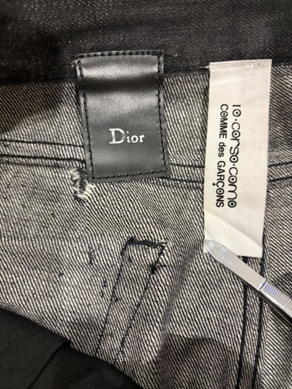 Dior Dior homme 04SS Strip Destroyed Denim Size US 28 / EU 44 - 4 Thumbnail