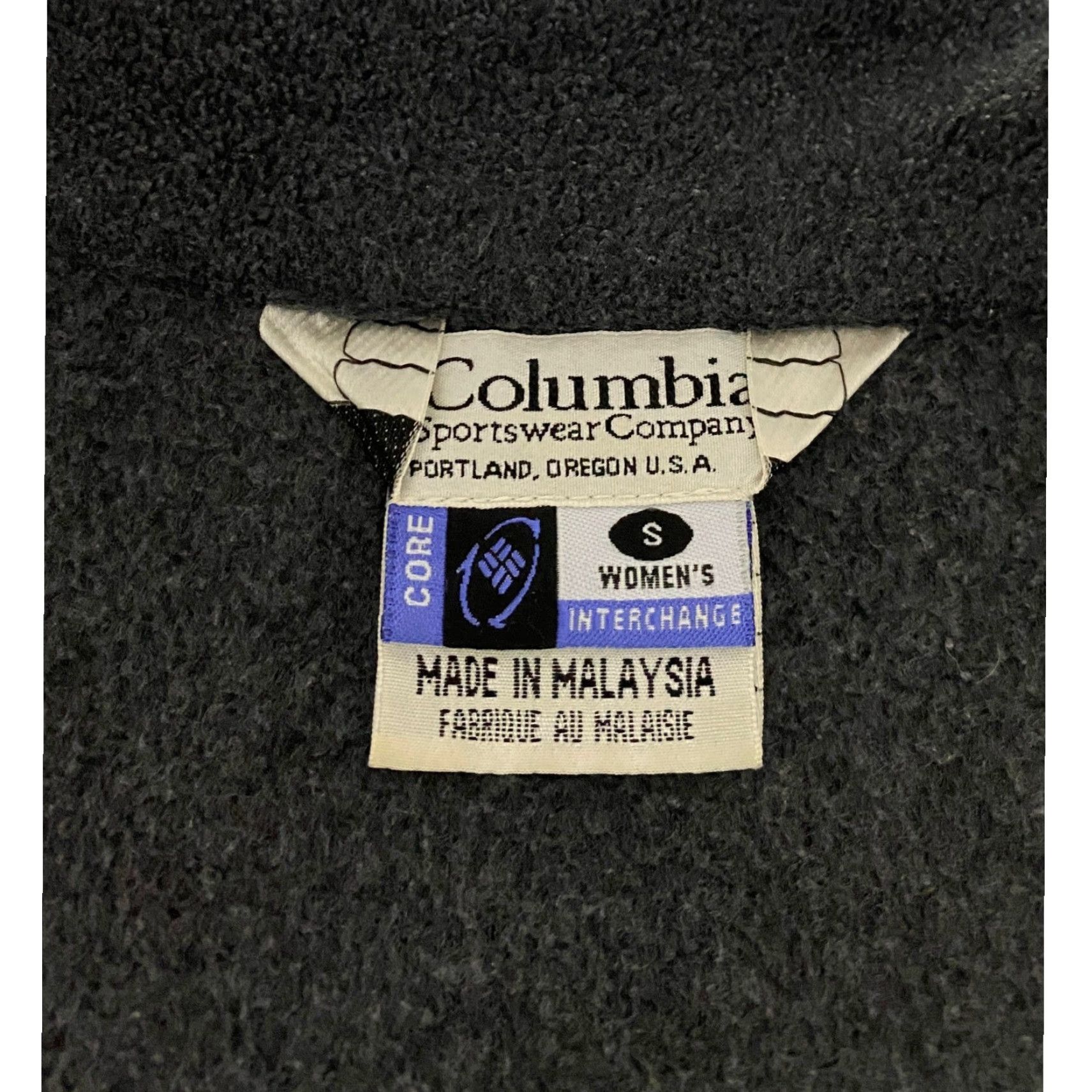 Vintage Columbia Jacket Full Zip Fleece Gray Regular Women’s S Interchange Pockets Outdoor Activewear Traveling University Theme Winter Fall Spring Size S / US 4 / IT 40 - 5 Thumbnail