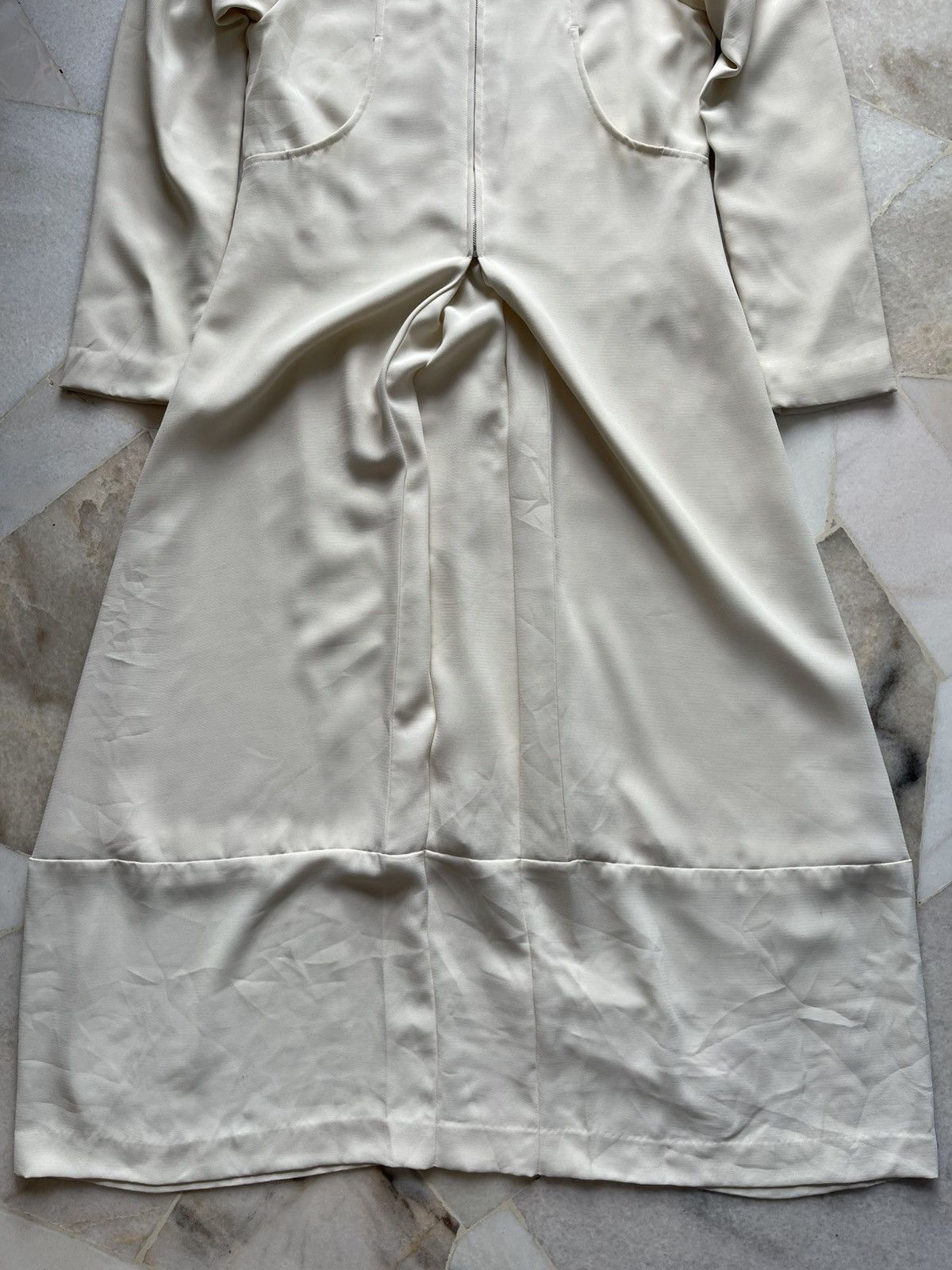 Y's for Men × Yohji Yamamoto 90s Yohji Yamamoto Workshop Maxi Dress Size M / US 6-8 / IT 42-44 - 14 Thumbnail