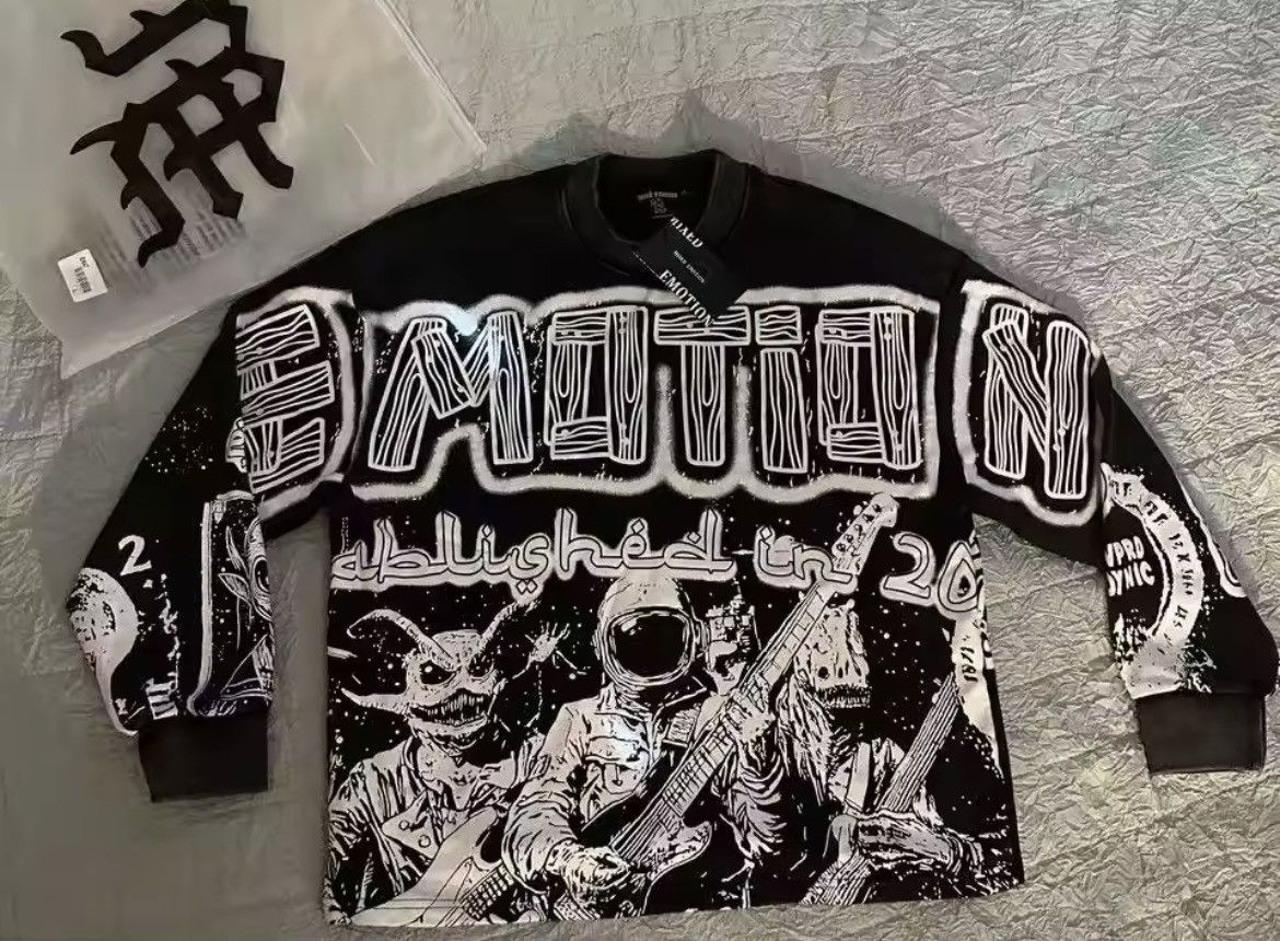 Other MIXED EMOTION Black Long Sleeve T-shirt Size US M / EU 48-50 / 2 - 1 Thumbnail
