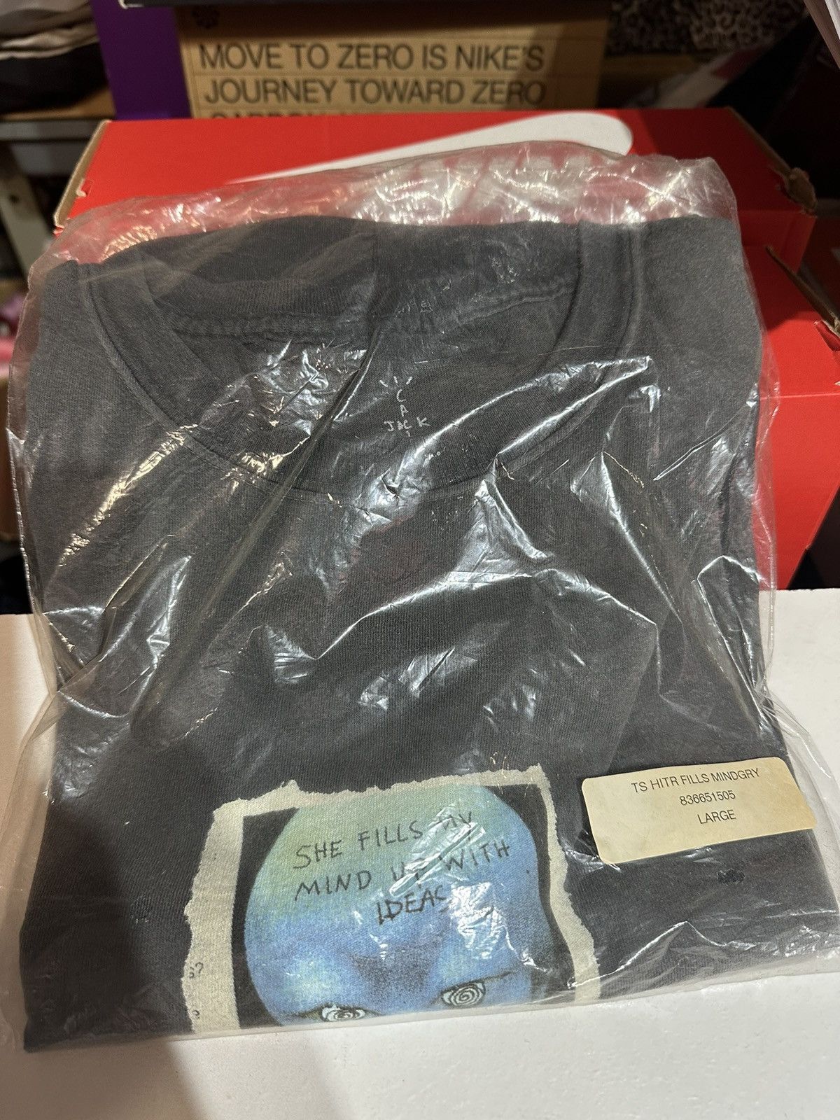 Travis Scott Highest in the Room Alien Tee Size US L / EU 52-54 / 3 - 2 Thumbnail