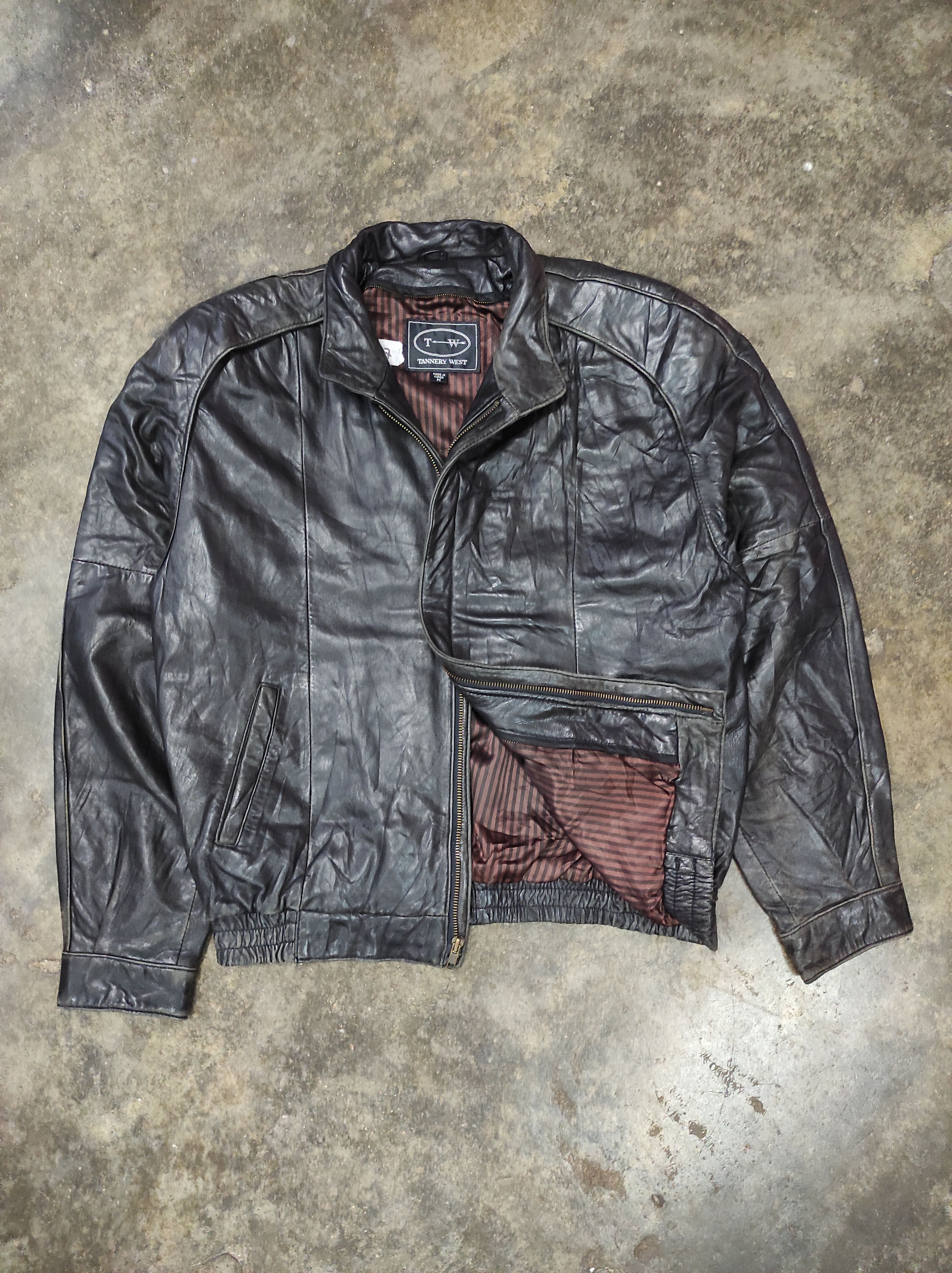 TANNERY WEST LEATHER JACKET BOMBER
