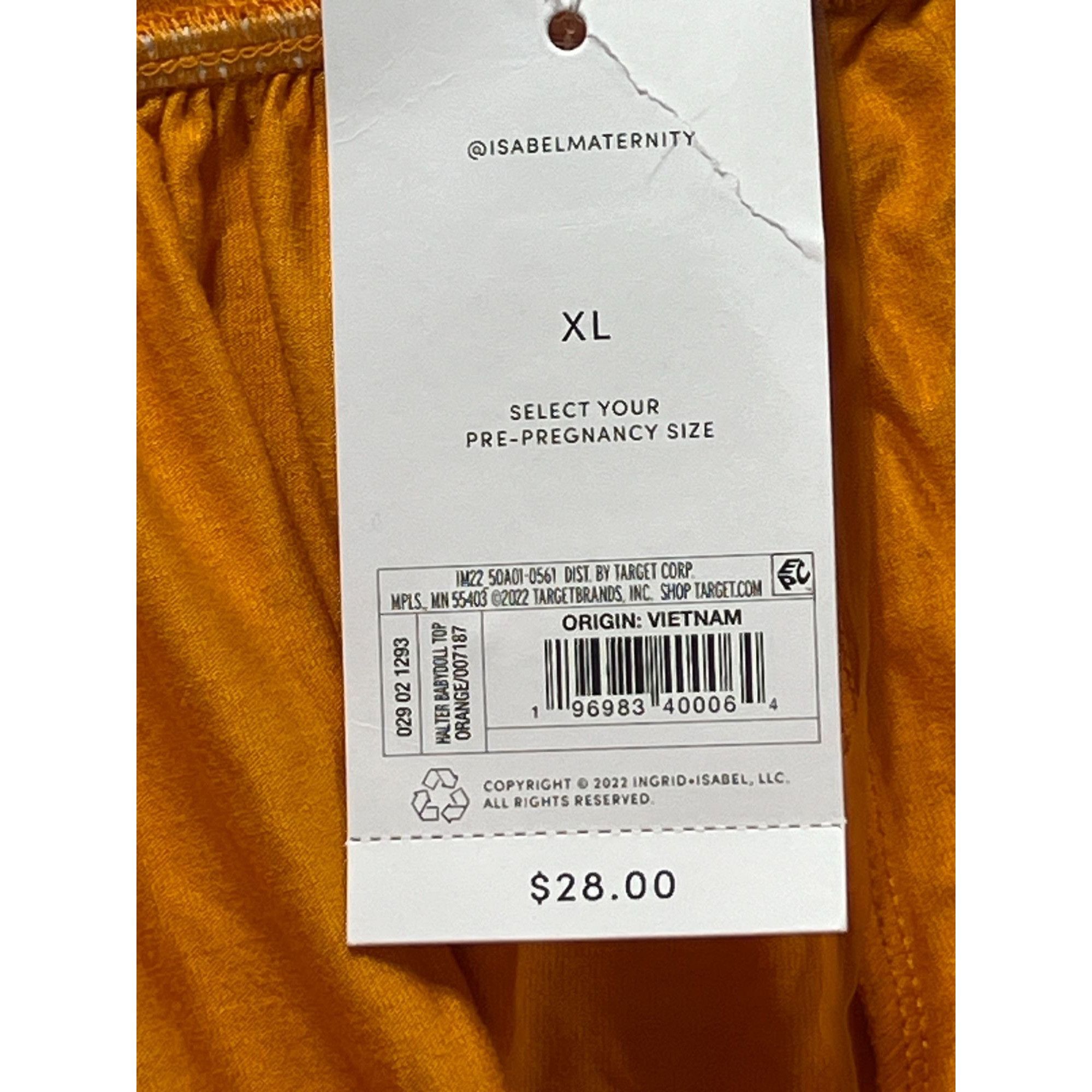 Other Isabel Maternity - Women's Maternity Tank Top Babydoll Pullo Size XL / US 12-14 / IT 48-50 - 10 Thumbnail