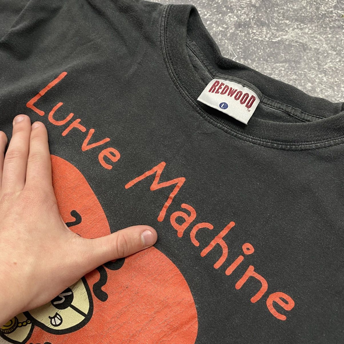 Cartoon Network Vintage Lurve Machine Carlton Cards 1997 biglogo redwood tee Size US L / EU 52-54 / 3 - 3 Thumbnail