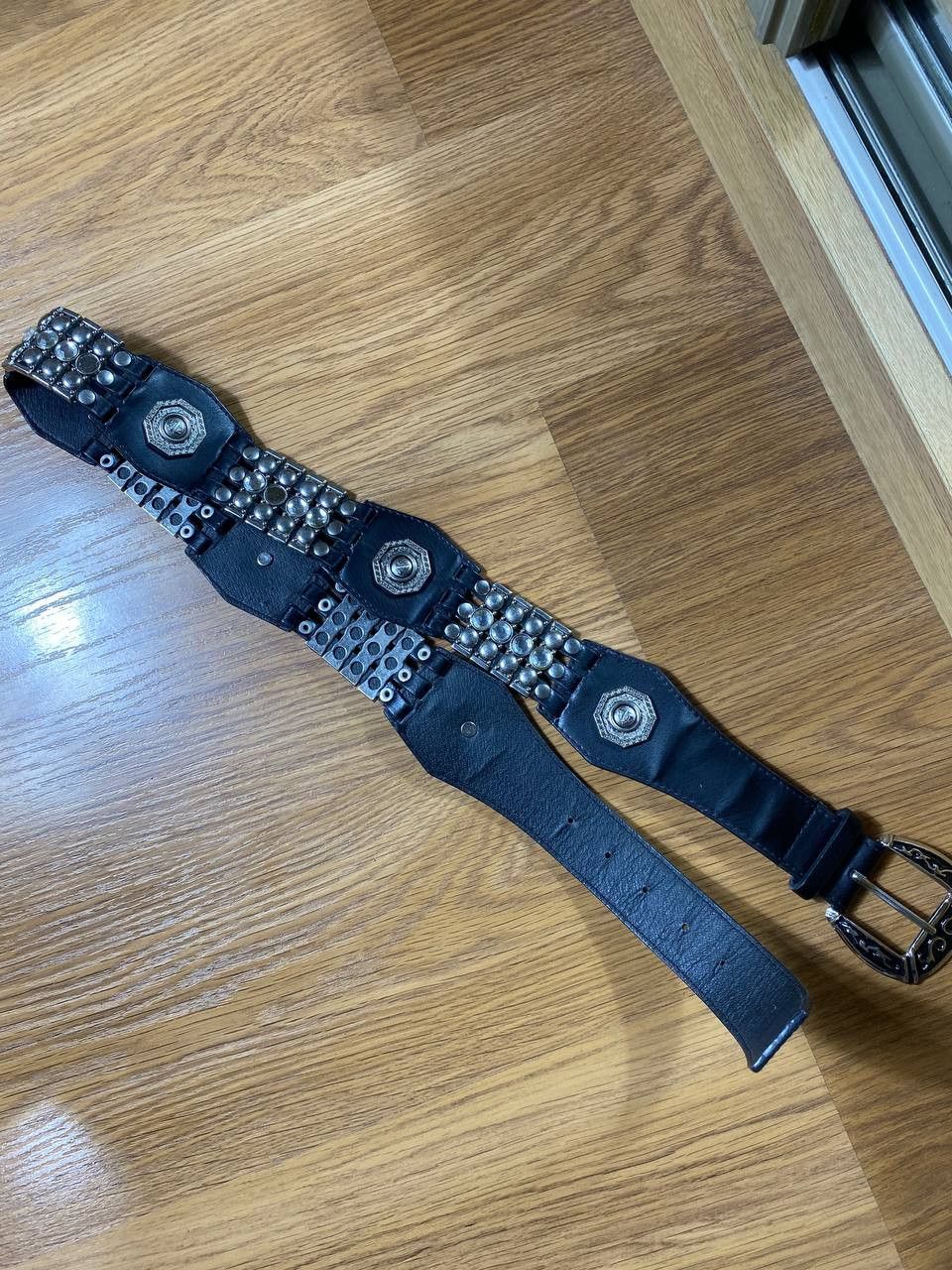 Vintage Vintage Crazy Metal Belt Drip Japanese Hype bb Simon Size ONE SIZE - 12 Thumbnail