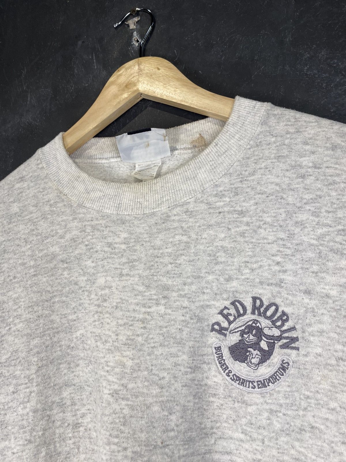 Vintage 90s Red Robin Burger on Lee Tag Crewneck Size US XL / EU 56 / 4 - 3 Thumbnail