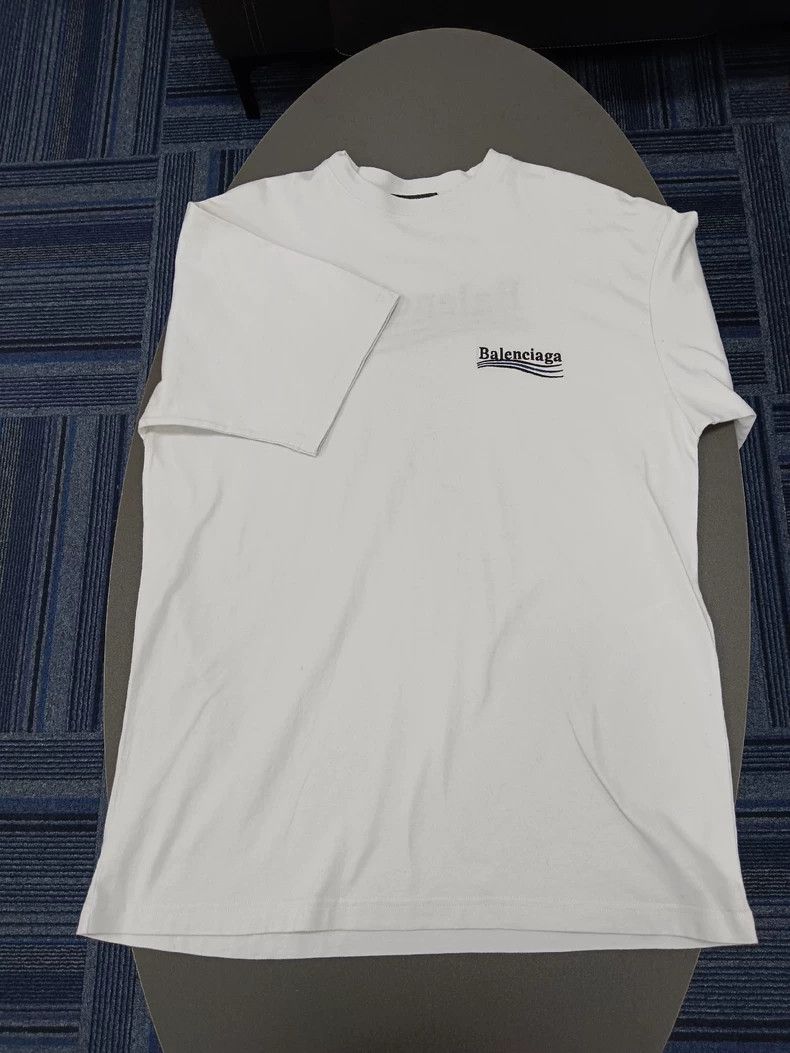 Balenciaga Balenciaga Wave letter embroidered short sleeve T-shirt Size US M / EU 48-50 / 2 - 1 Thumbnail