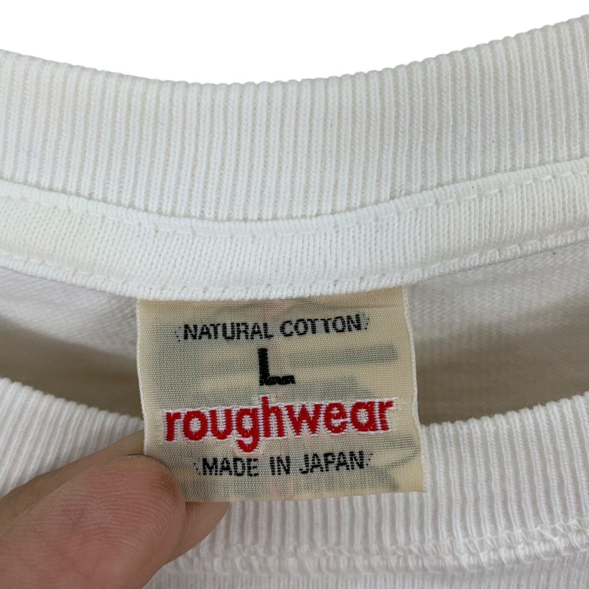 Vintage Vintage ROUGH WEAR Union Made Japanese Brand Tshirt Size US L / EU 52-54 / 3 - 6 Thumbnail