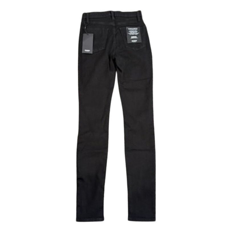 Hudson Hudson Barbara High-Rise Super Skinny Jean in Black, Size 24 Size 24" / US 00 / IT 34 - 5 Thumbnail