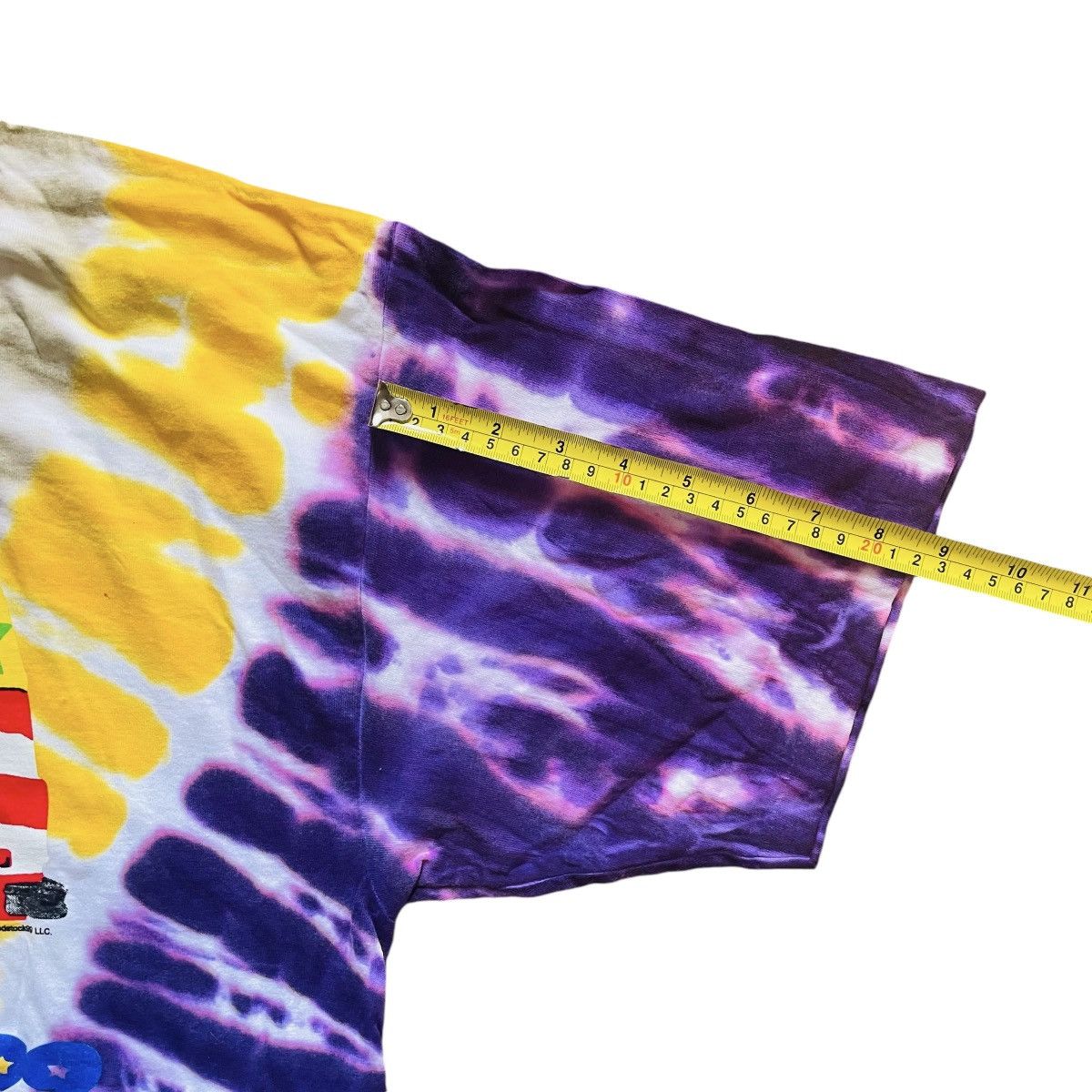 Vintage Vtg Woodstock 99 Volkswagen Bus Tie Dye Concert T-Shirt XL Size US XL / EU 56 / 4 - 8 Thumbnail
