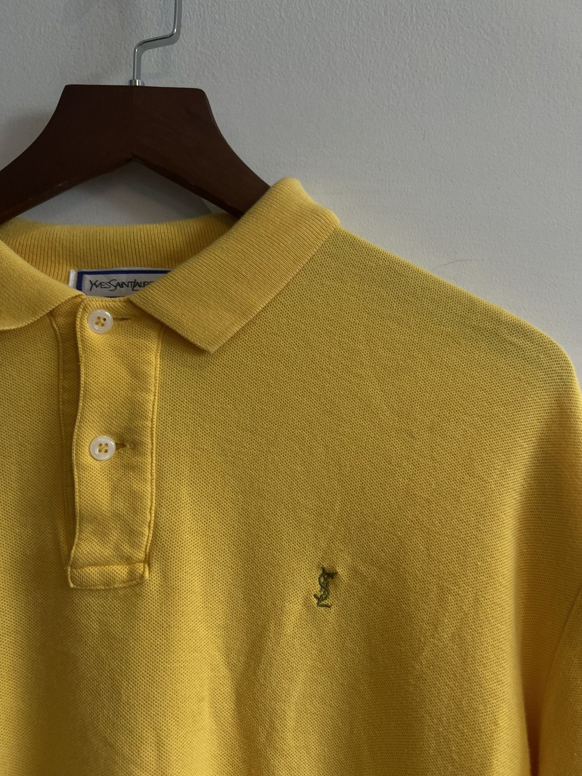 Vintage × Yves Saint Laurent 90’s YVES SAINT LAURENT YSL RARE SMALL LOGO POLO Y2K Size US M / EU 48-50 / 2 - 2 Thumbnail