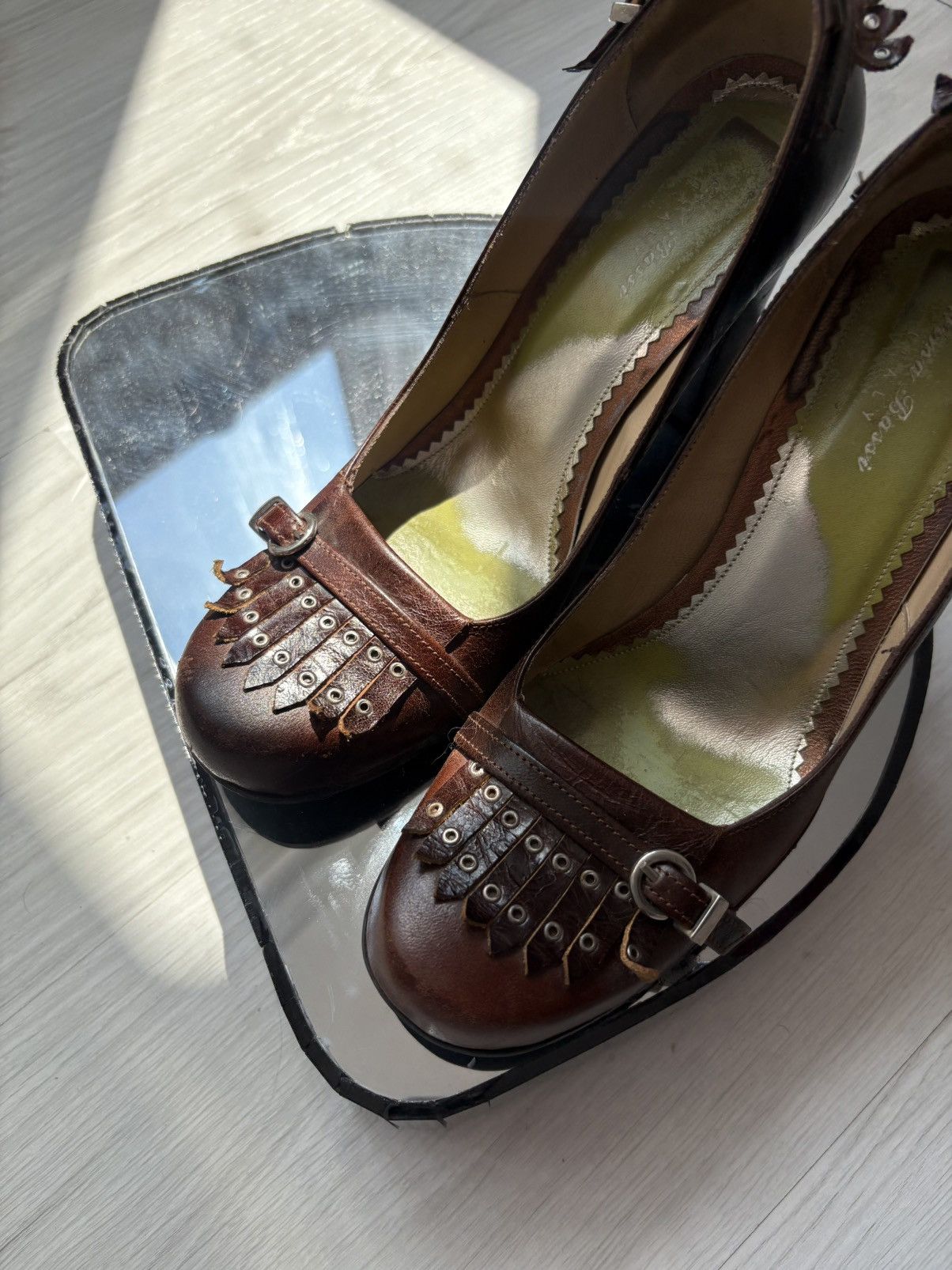 Vintage y2k italian heels Size US 7 / IT 37 - 8 Thumbnail