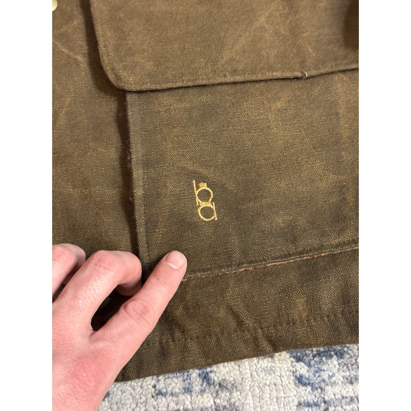 Vintage VINTAGE Bob Allen Brown Canvas Leather Blanket Lined Shooting Jacket Sz L Outdoor 1970s Leather Field Jacket Brown Mens? Size US L / EU 52-54 / 3 - 6 Thumbnail