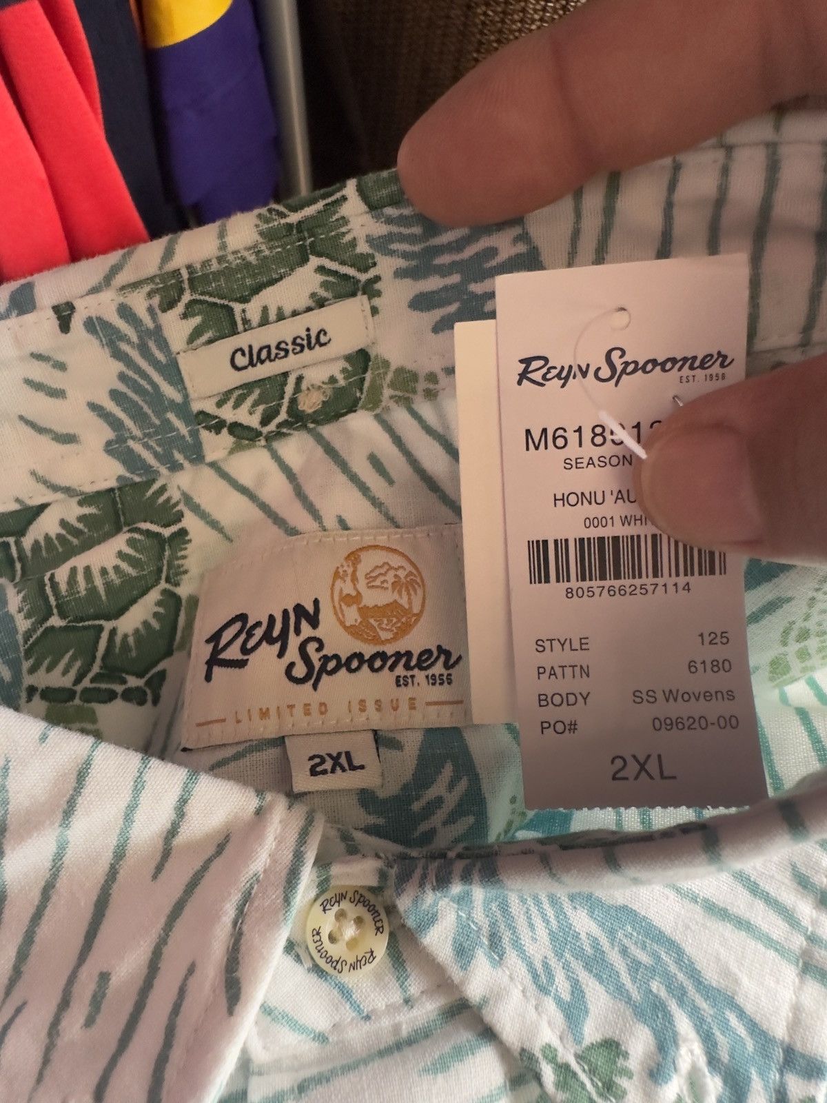 Reyn Spooner New Reyn Spooner Honu Aukai Hawaiian Sea Turtle Men's XXL Size US XXL / EU 58 / 5 - 4 Thumbnail