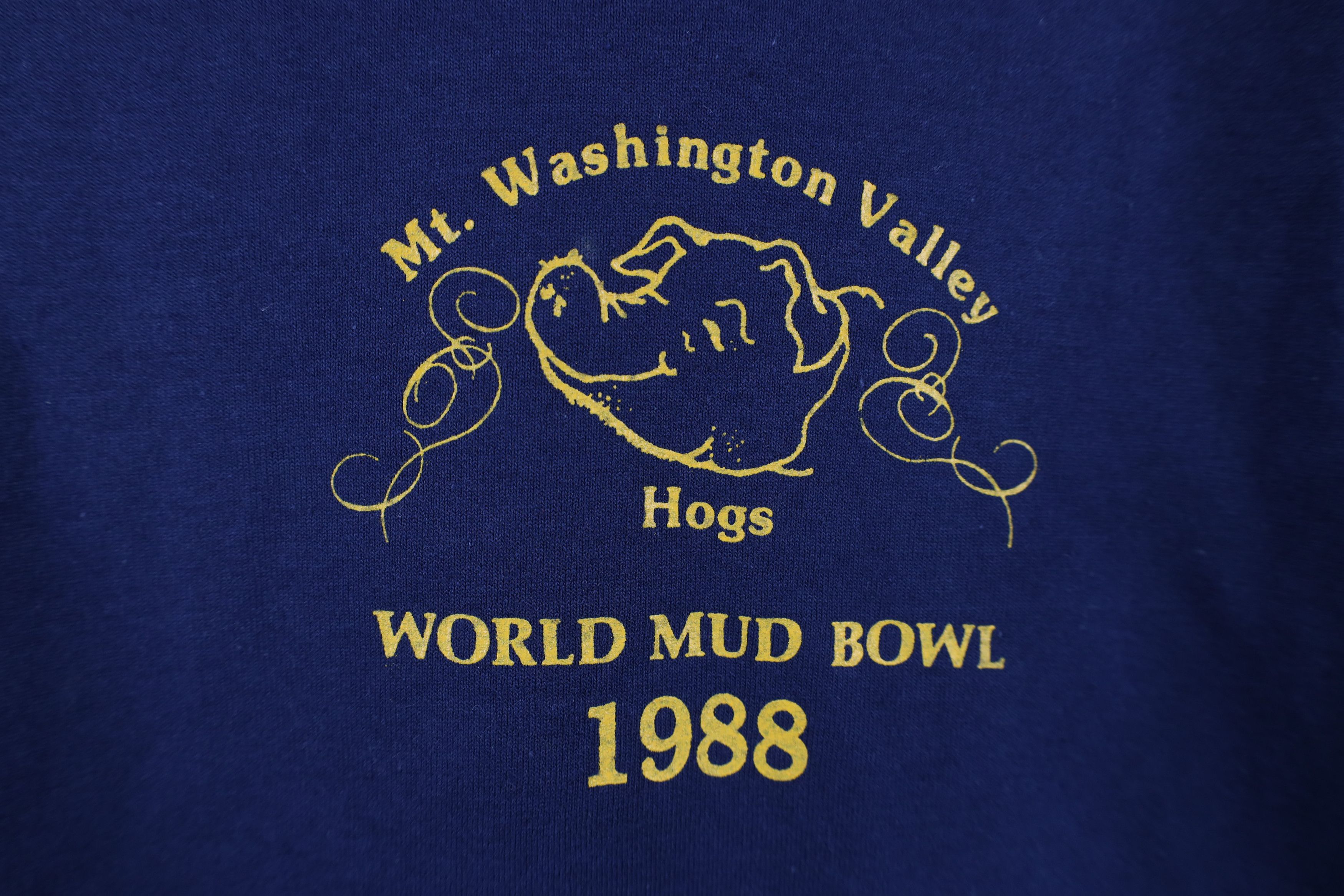 Vintage Vintage 80s Washington World Mud Bowl Hogs T-Shirt USA Size US S / EU 44-46 / 1 - 4 Thumbnail