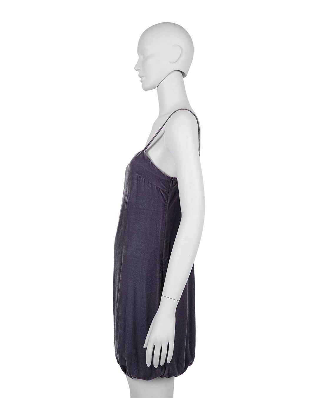 Miu Miu Miu Miu F/W1998 Lilac Velvet Dress Size M / US 6-8 / IT 42-44 - 6 Thumbnail