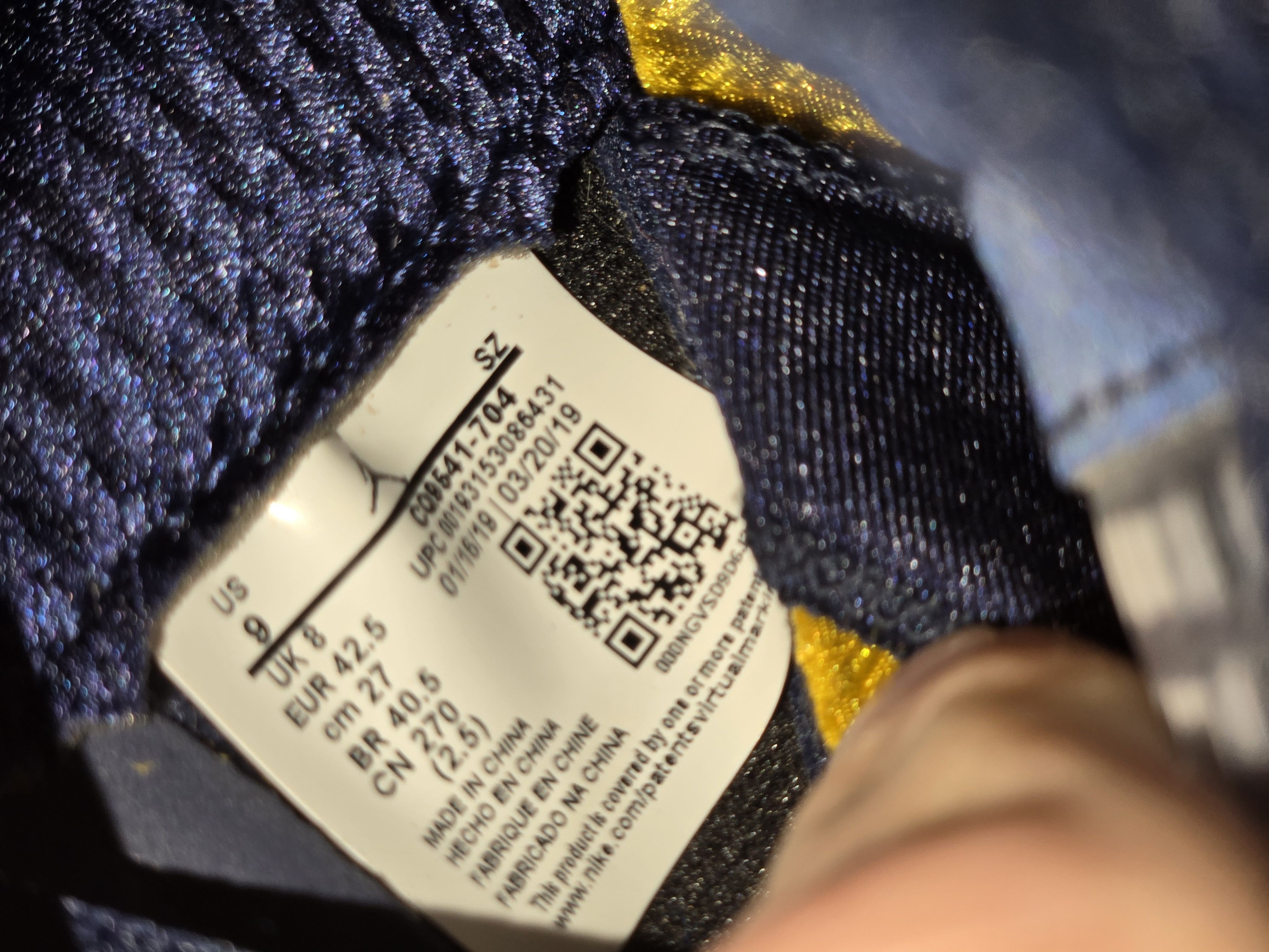 Jordan Brand JORDAN 5 MICHIGAN Size US 9 / EU 42 - 10 Thumbnail