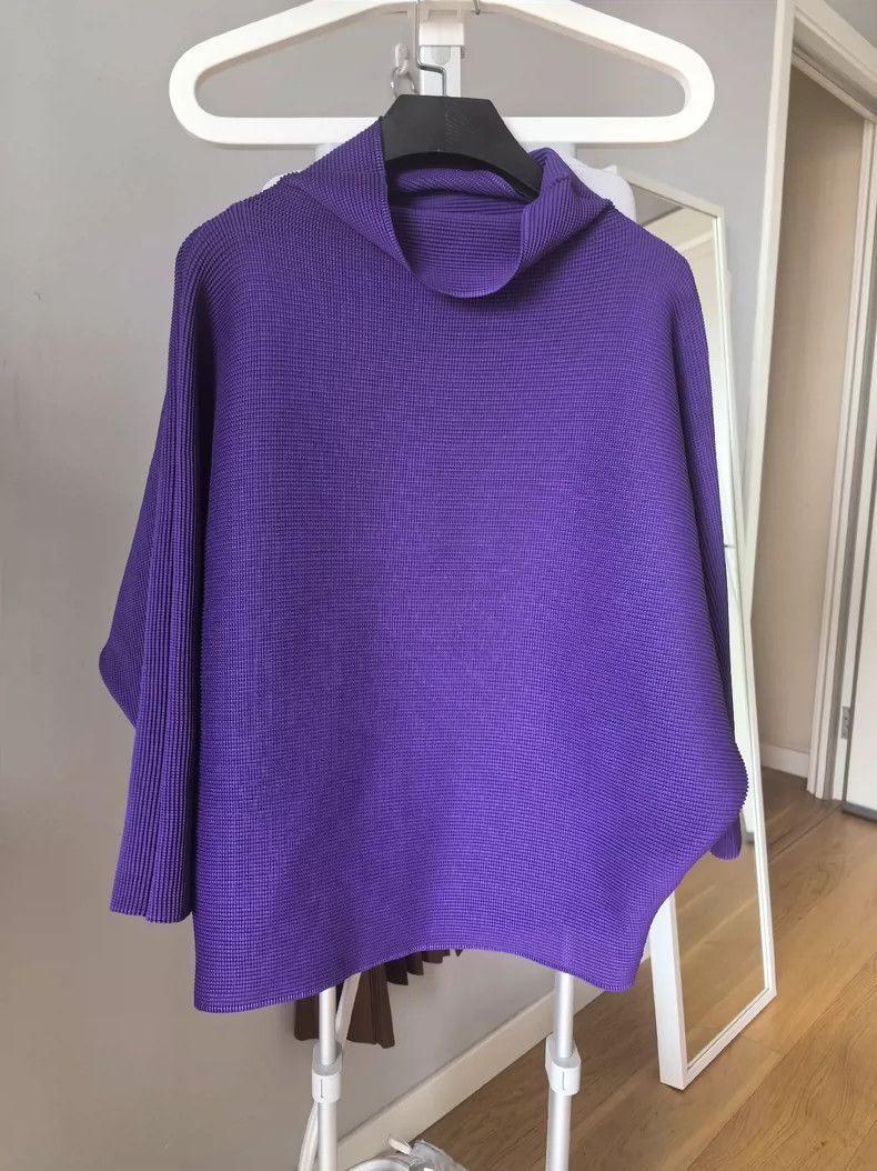 Issey Miyake issey miyake Purple long-sleeved top 2506-Nextarrow Size M / US 6-8 / IT 42-44 - 2 Thumbnail