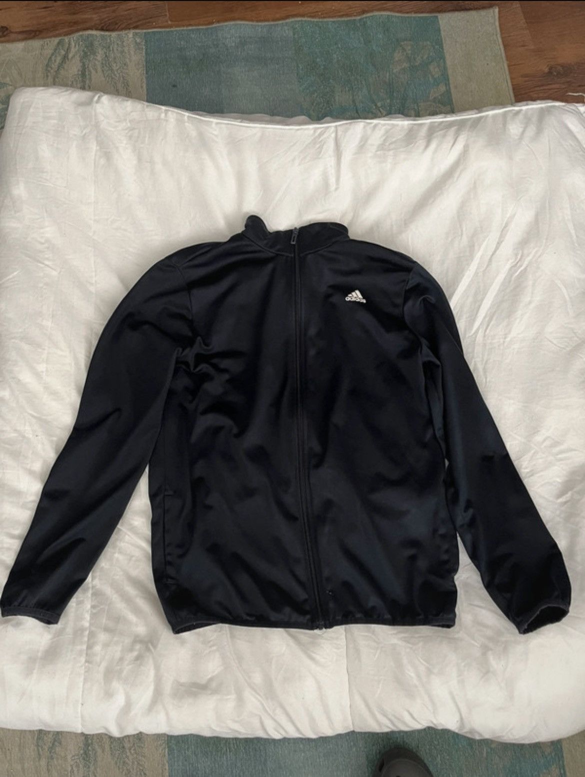 Adidas Navy Blue Adidas Tracksuit Size US 39 - 5 Thumbnail