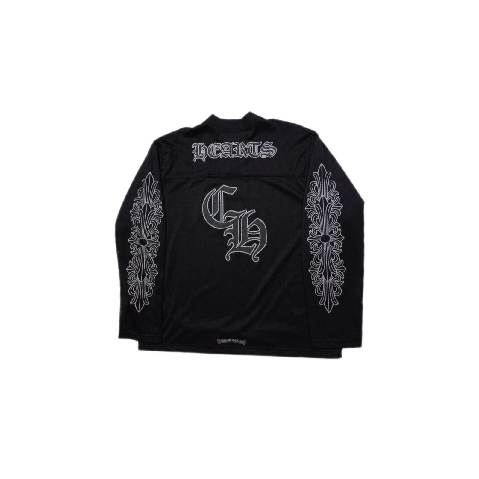Chrome Hearts Stadium Mesh Long Sleeve Jersey 'Black' Size US XXL / EU 58 / 5 - 2 Thumbnail