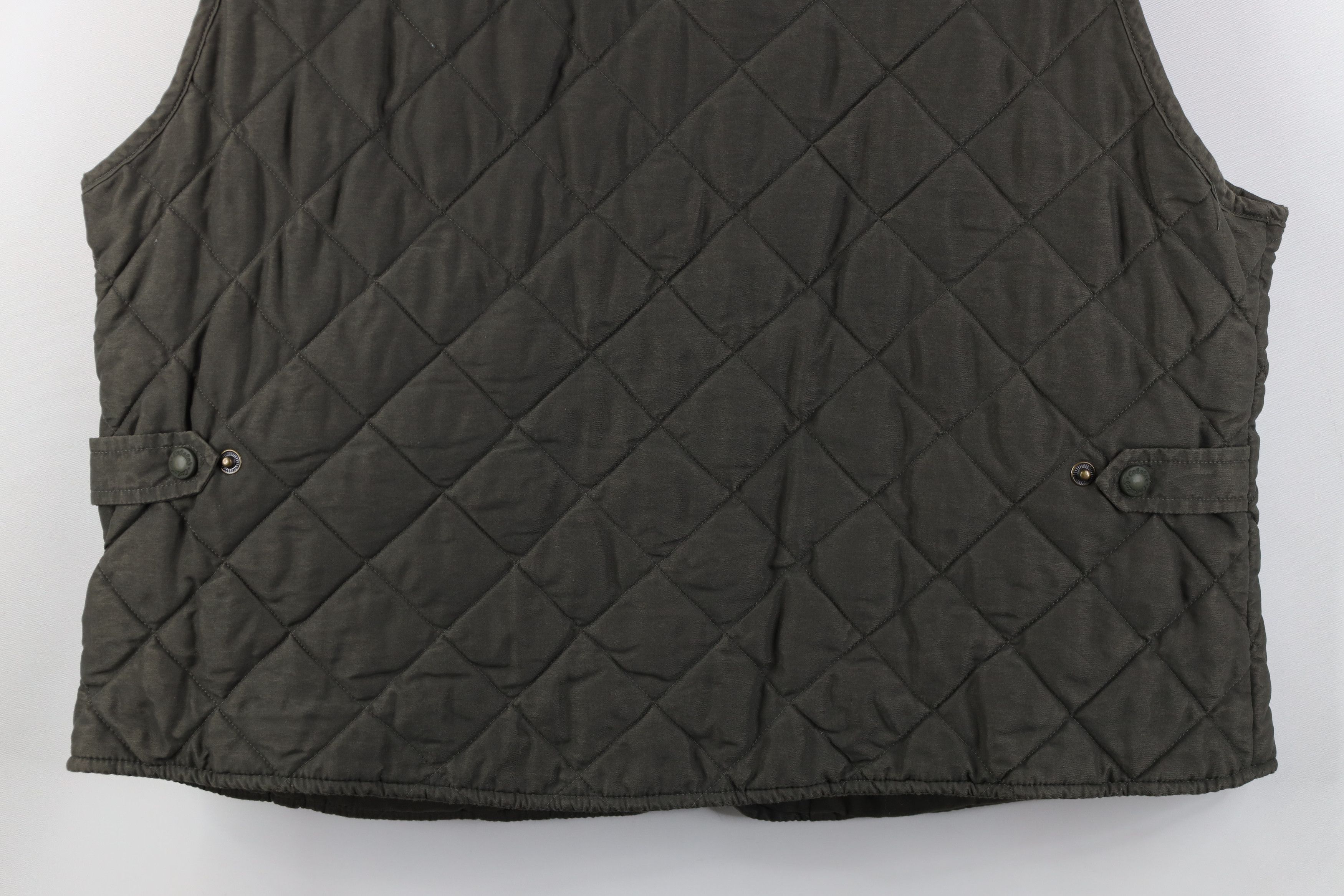 Cabelas Vintage 90s Y2K Cabelas Back Quilted Vest Jacket Green Size XL / US 12-14 / IT 48-50 - 14 Thumbnail