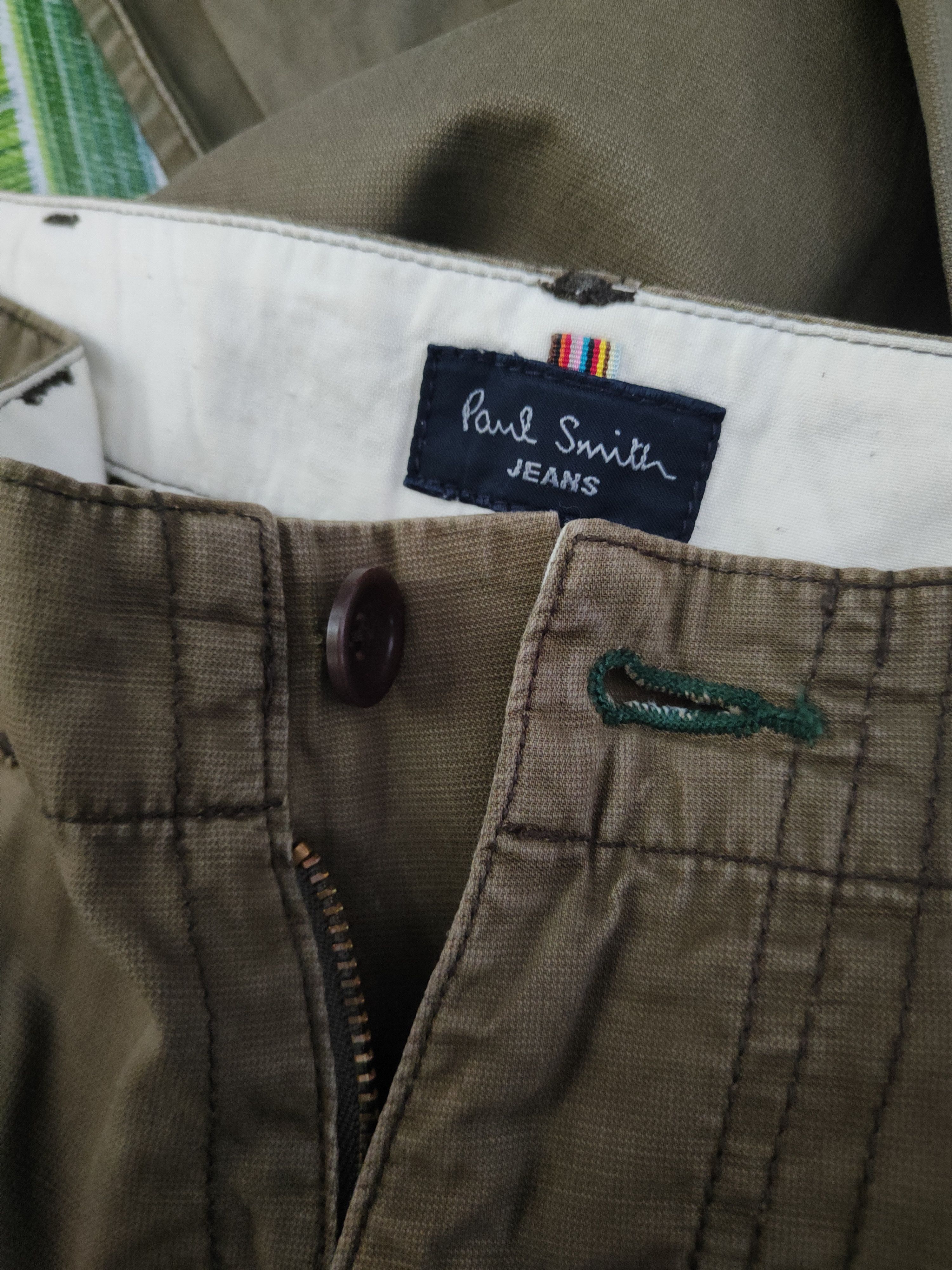 Paul Smith DL Paul Smith Beige Multipocket Cargo Pants #2431 Size US 31 - 13 Thumbnail
