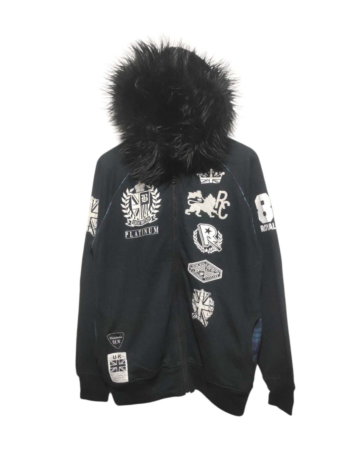 Hysteric Glamour Royal Craft Black Zip Fur Hoodie IfSixWasNine LGB style Size US L / EU 52-54 / 3 - 2 Thumbnail