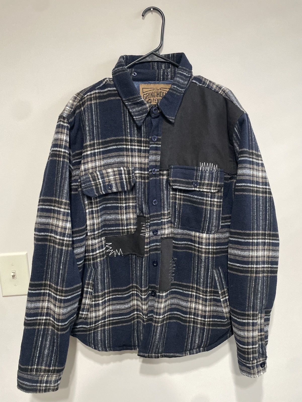 Vintage Quilted Flannel Denim Patched Jacket Size US XL / EU 56 / 4 - 1 Thumbnail