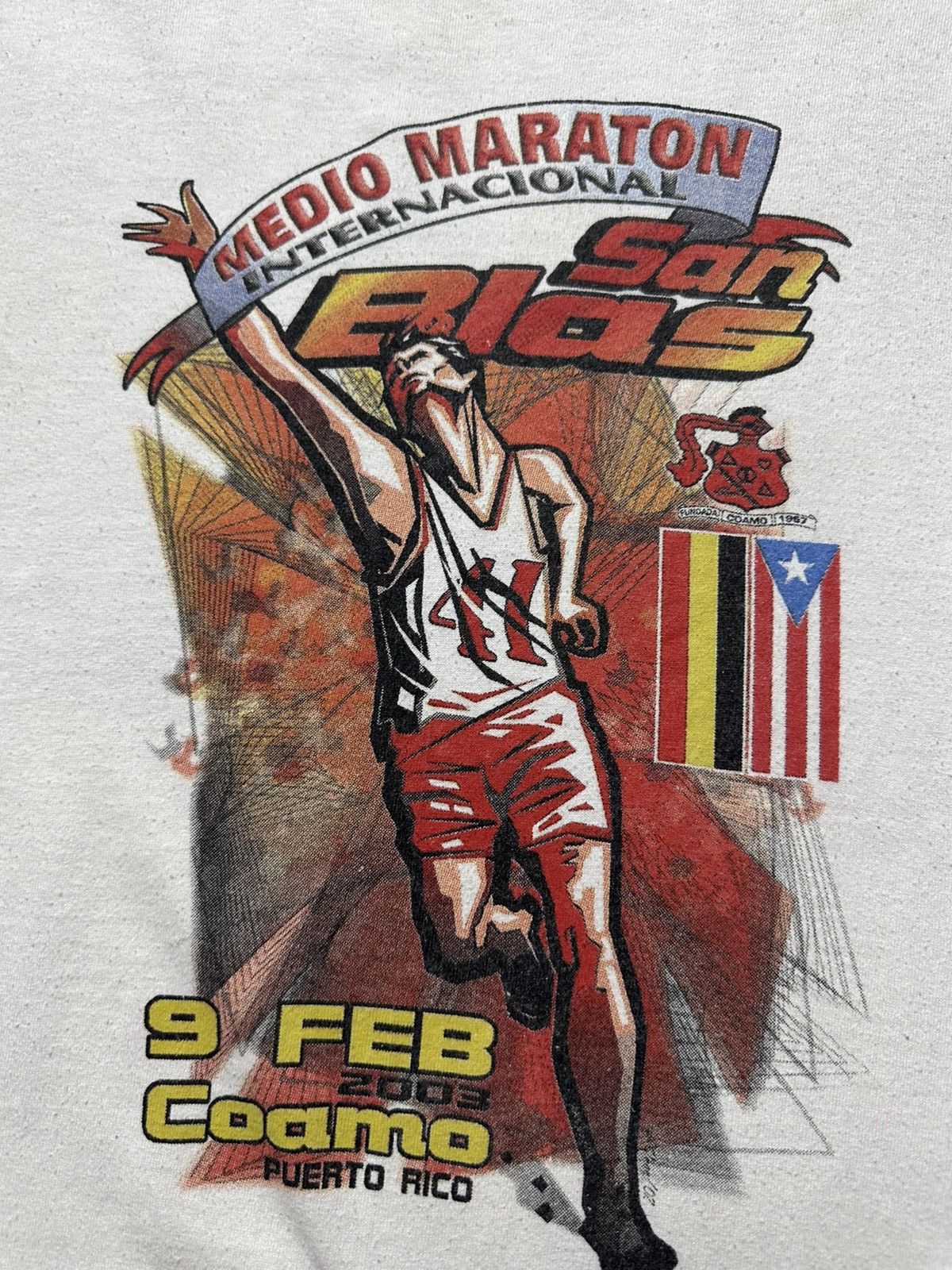 Vintage Vintage Marathon 2003 Puerto Rico tee Olympic size L logo Size US L / EU 52-54 / 3 - 8 Thumbnail