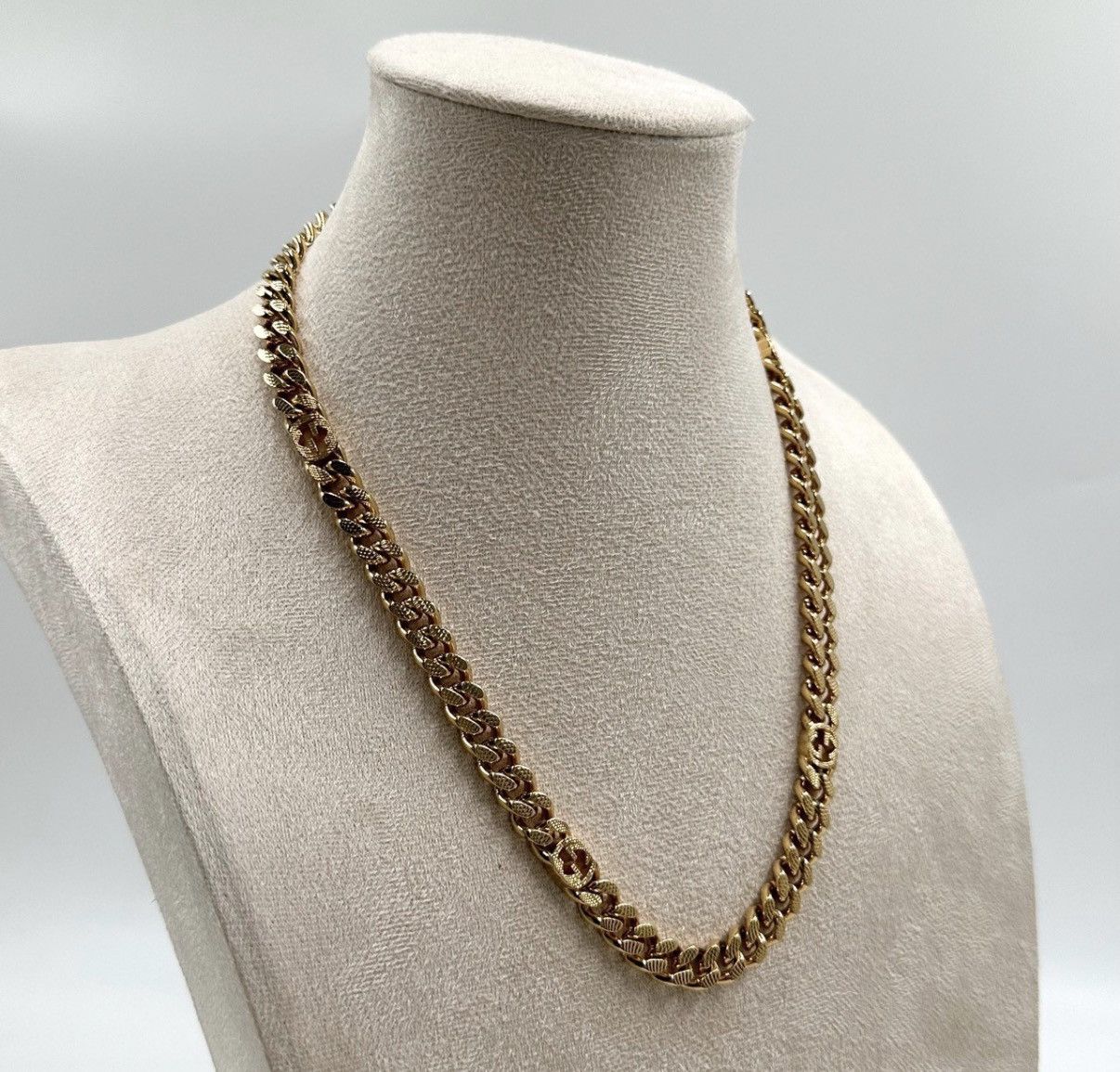 Gucci Gucci/Interlocking Double G Gold Necklace K12 Size ONE SIZE - 2 Thumbnail